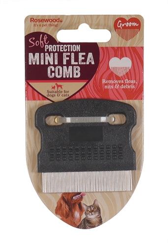 Rosewood Flea Comb Mini – Compact inspection comb for parasites (6 cm)