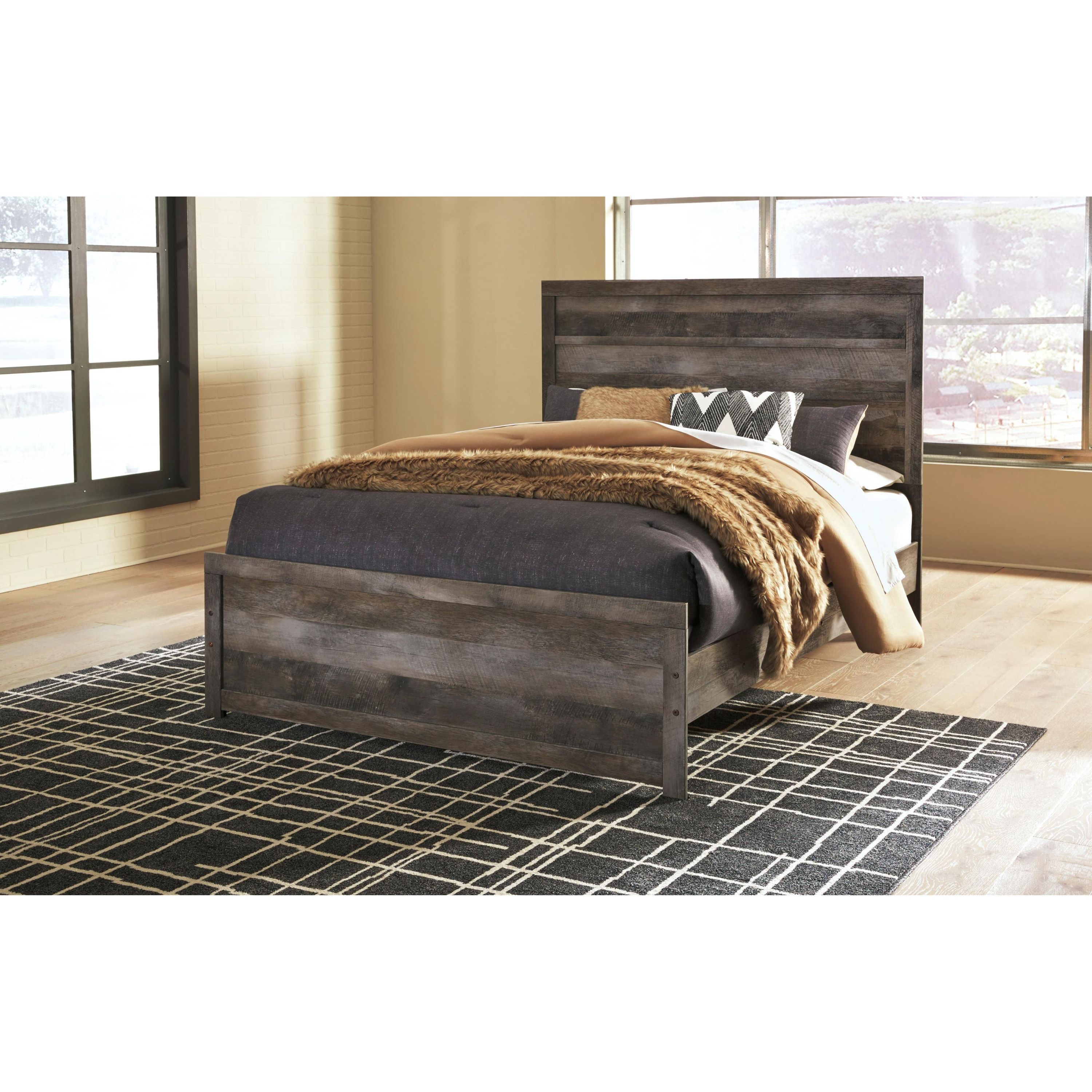 Signature Design by Ashley Wynnlow B440 7 pc King Panel Bedroom Set - Image 3