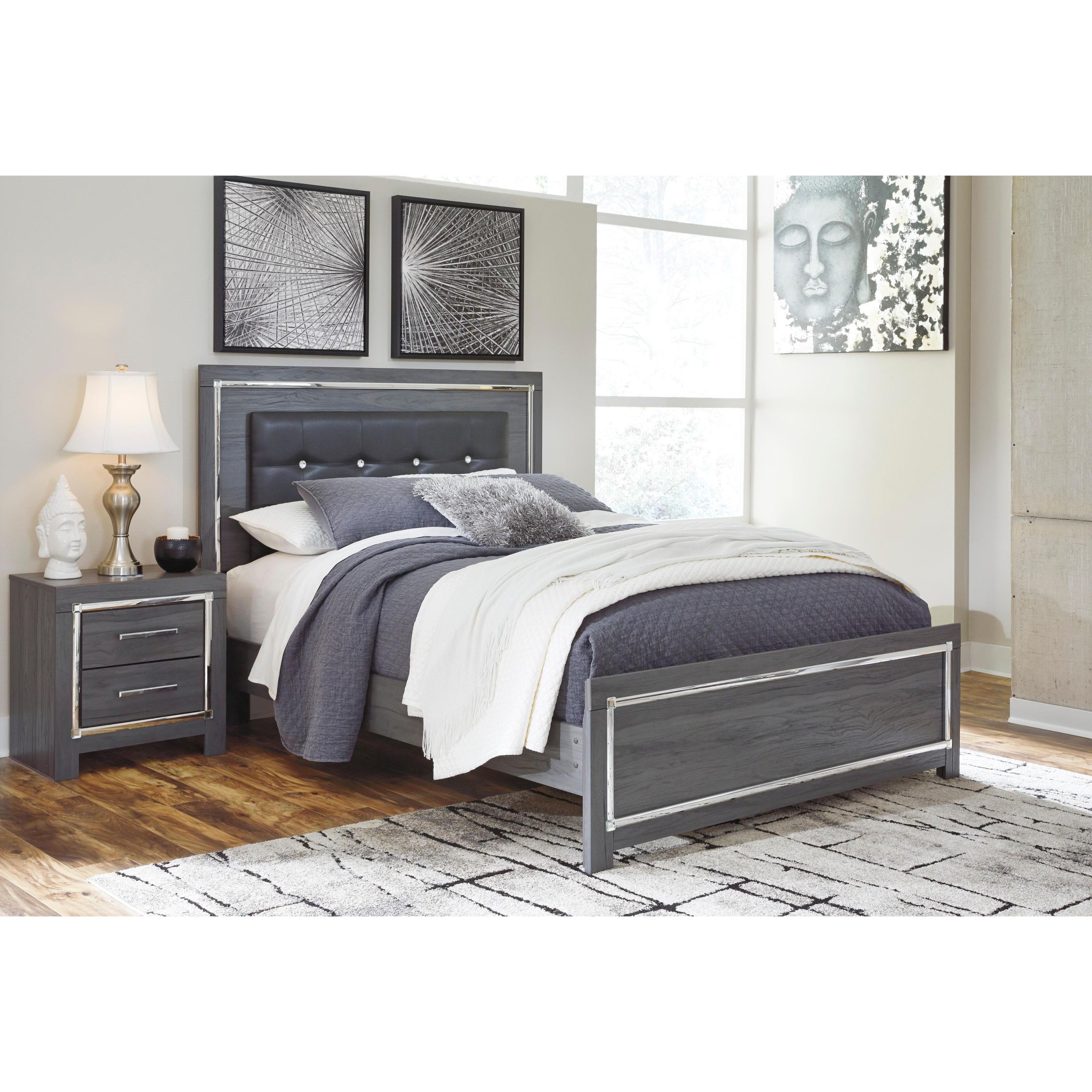 Signature Design by Ashley Lodanna B214B39 7 pc Queen Panel Bedroom Set - Image 2