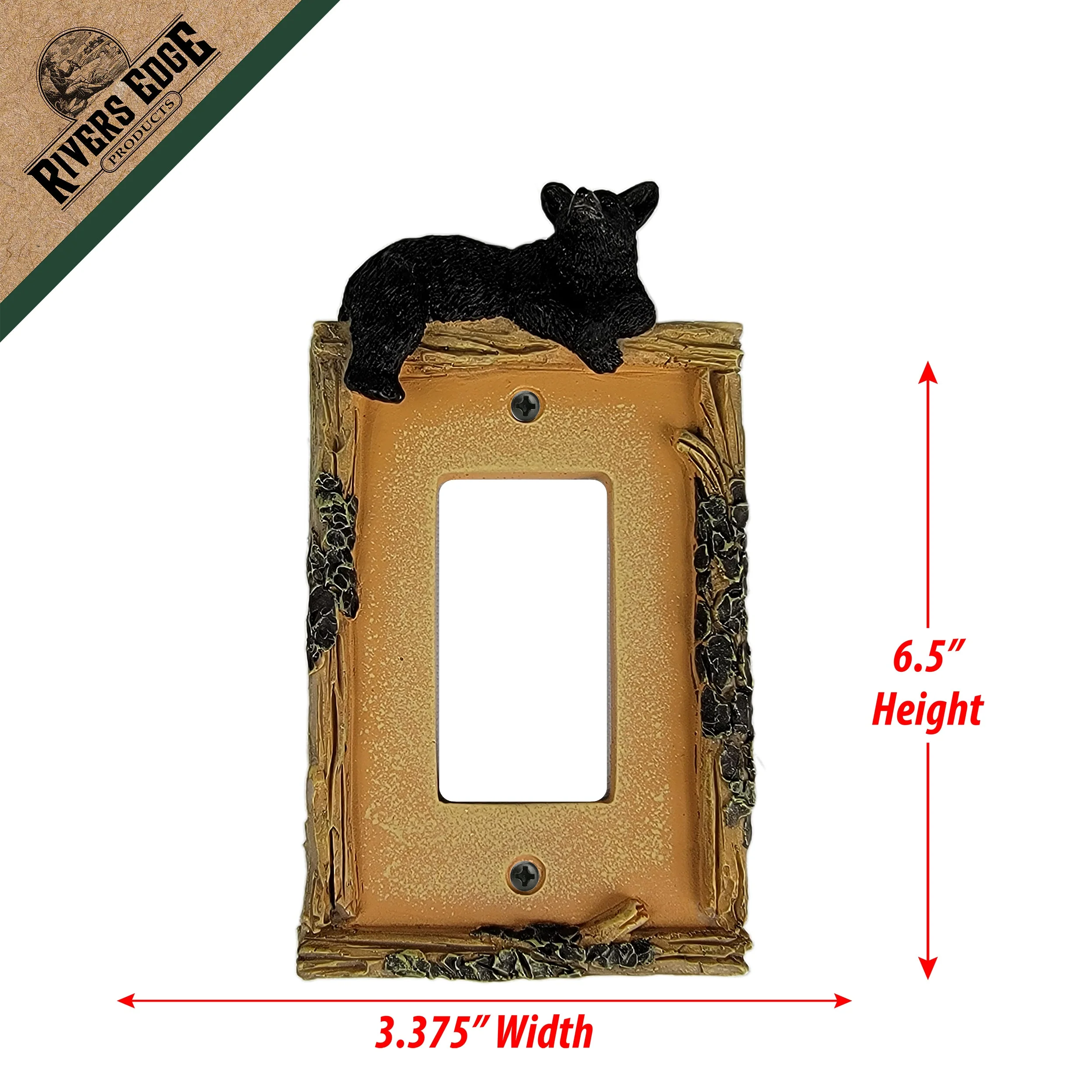 Electrical Cover Single Plate-Bear - Image 3