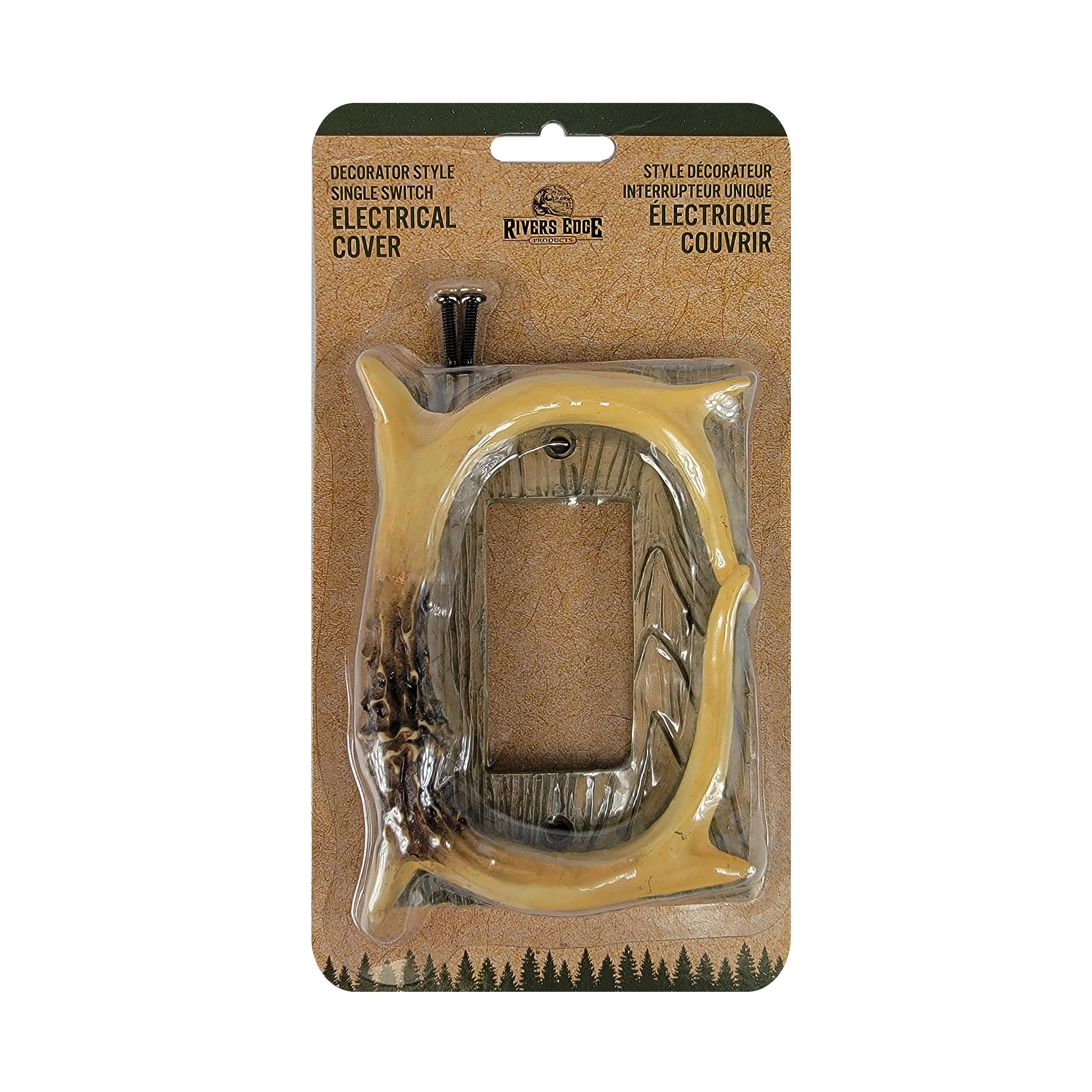 Electrical Cover Plate Single-Antler - Image 2