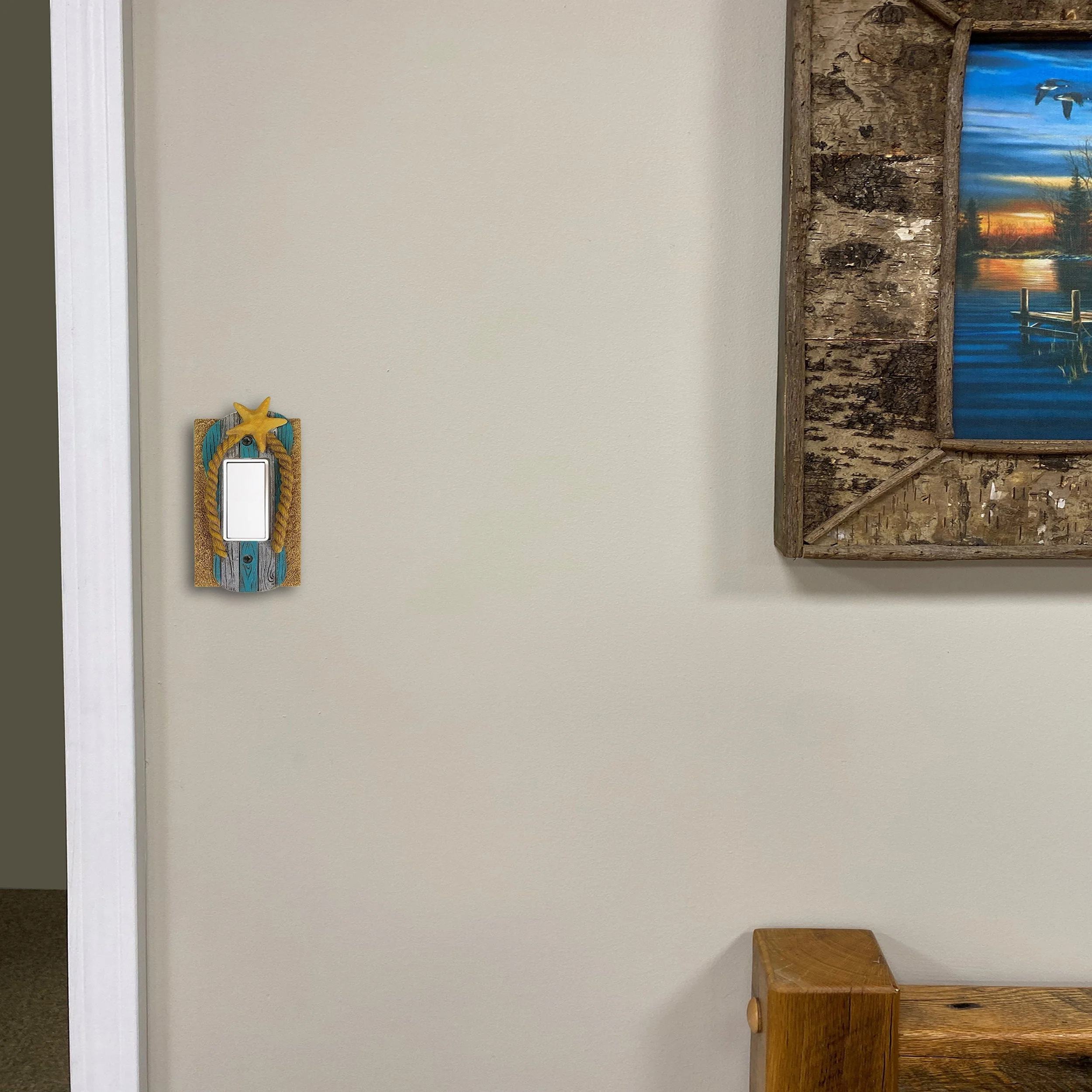 Electrical Cover Plate Single-Beach - Image 3