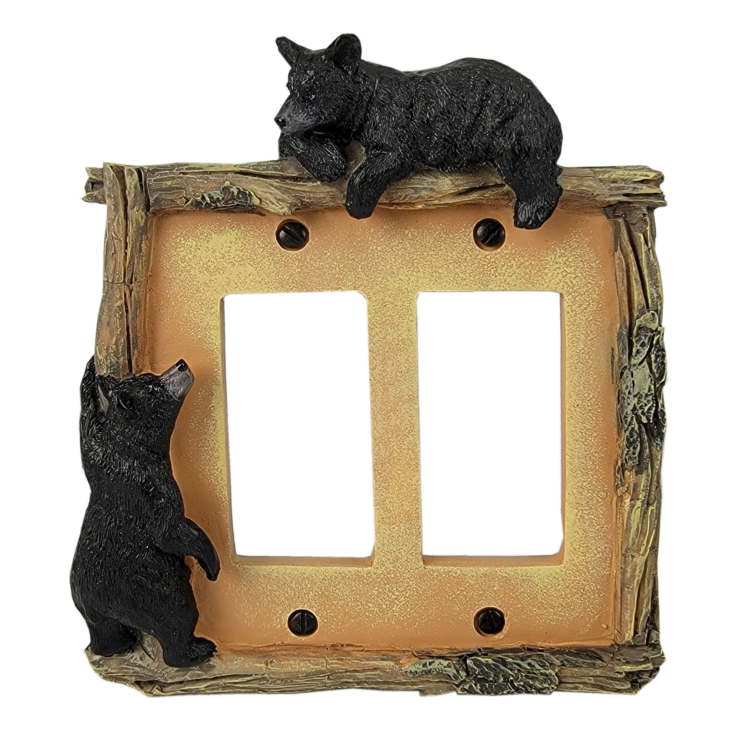 Electrical Cover Plate Double-Bear