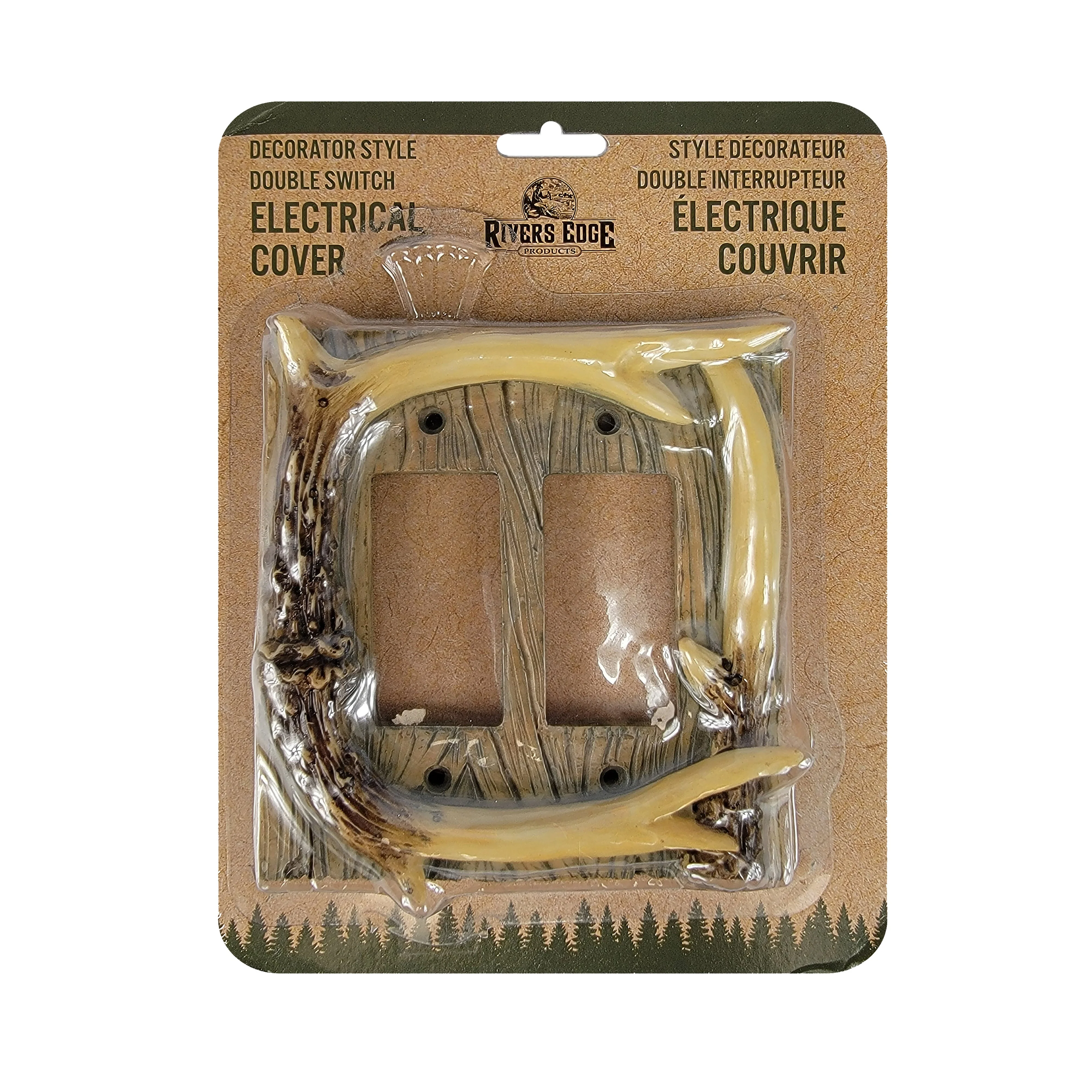 Electrical Cover Plate Double-Antler - Image 2