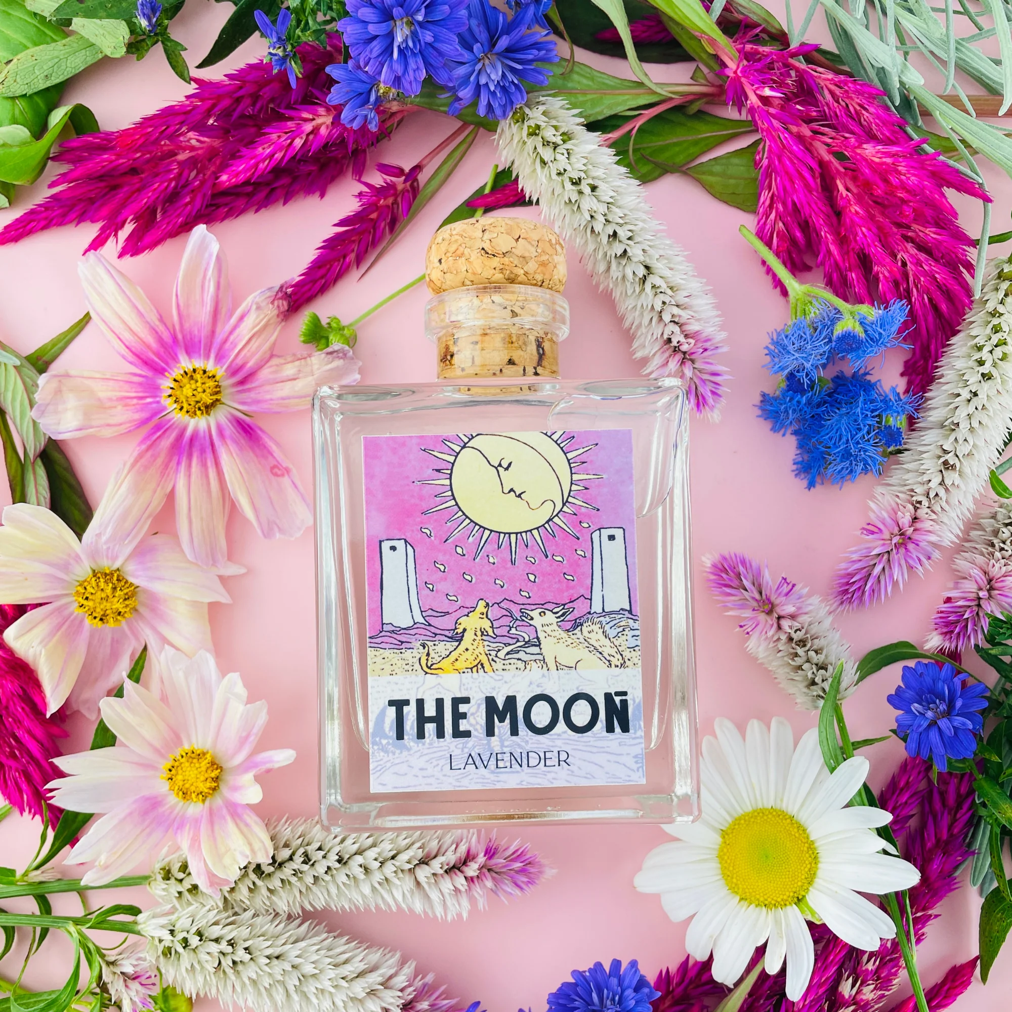 The Moon Tarot Card Home Reed Diffuser - Image 1