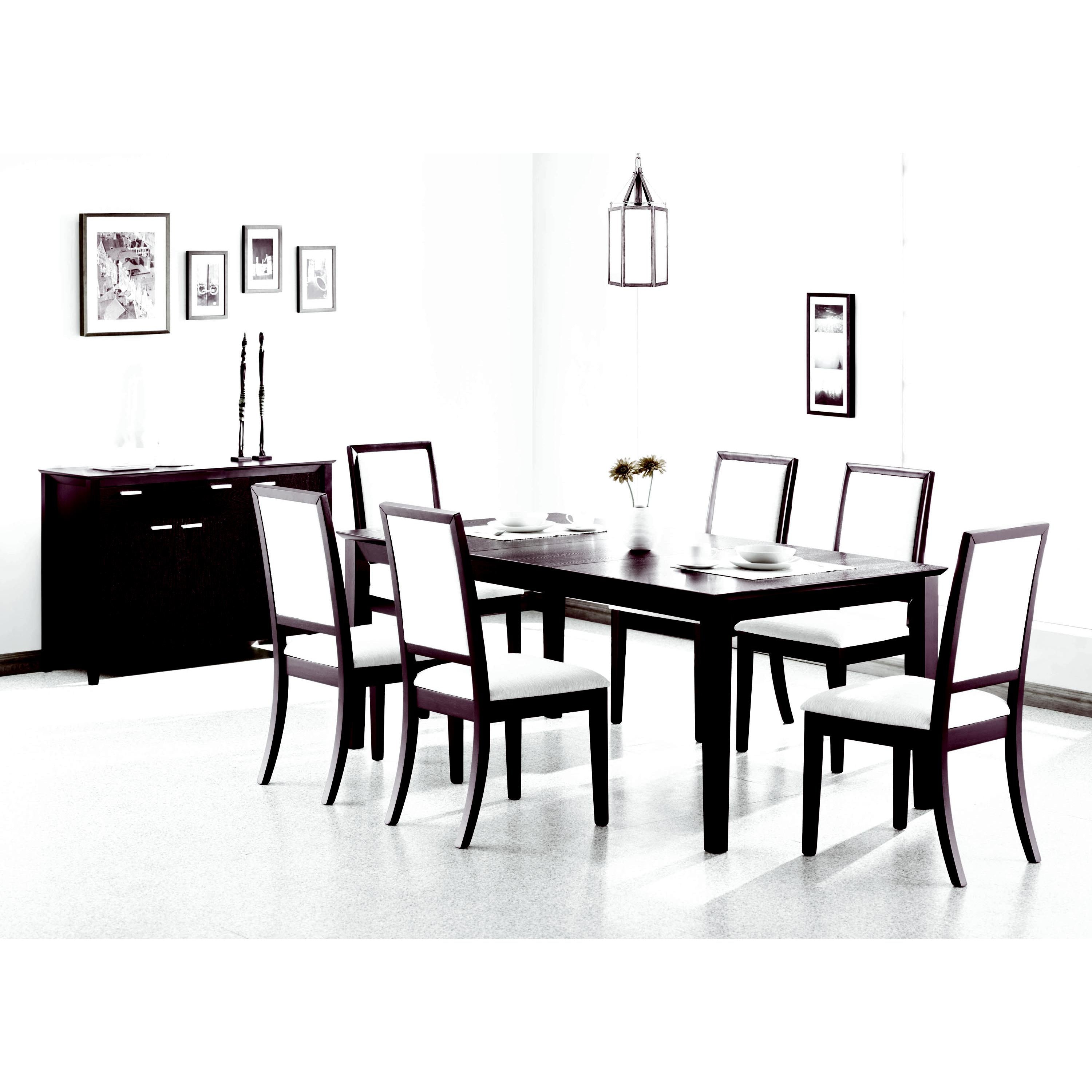 Coaster Furniture Louise 101561 Rectangular 78-inch Extension Leaf Dining Table - Black - Image 3