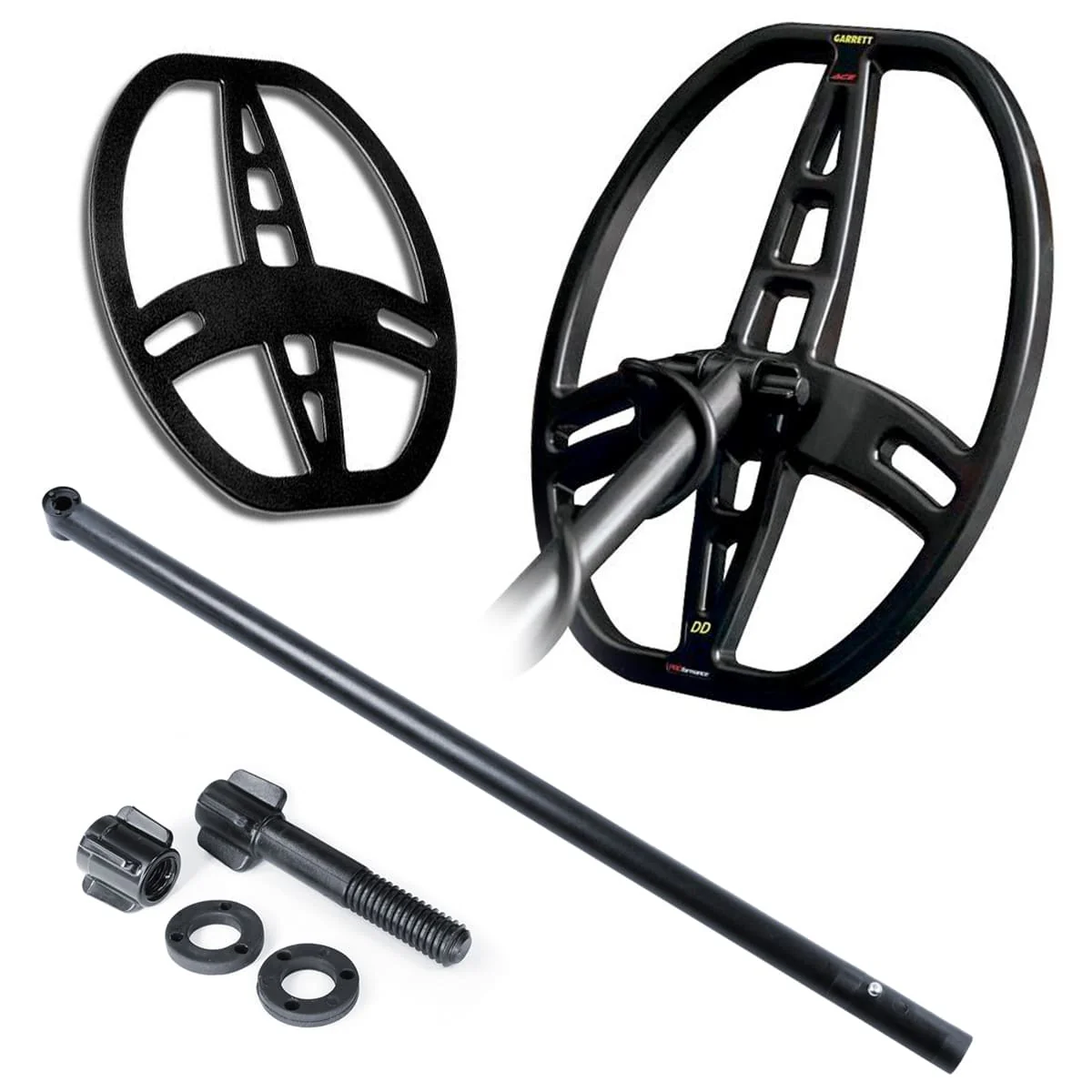 Garrett ACE Series 8.5x11" PROformance DD Waterproof Coil, Cover, Rod & Hardware - Image 1