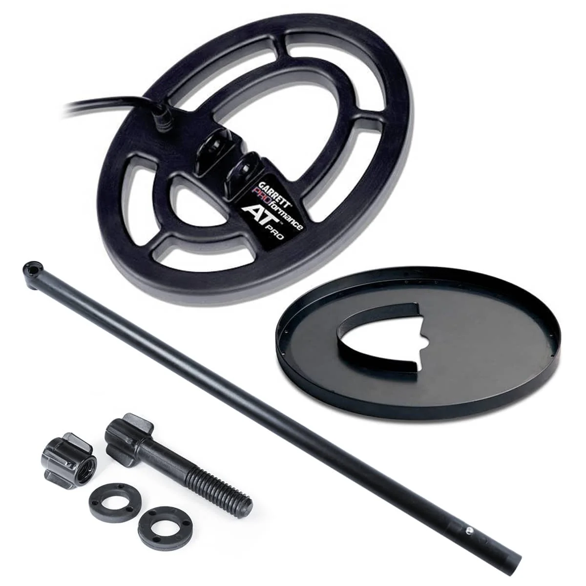 Garrett AT Series 6.5x9 Concentric PROformance Coil, Cover, Lower Rod, Hardware - Image 1