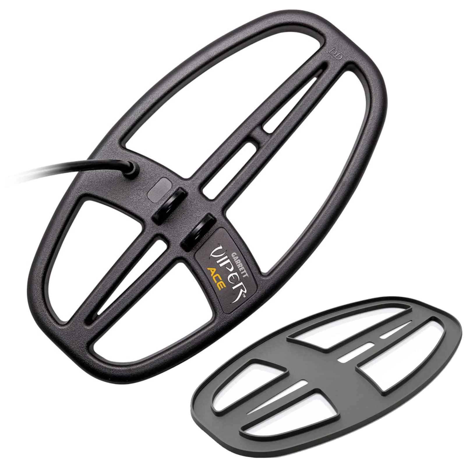 Garrett 6" X 11" DD Viper Search Coil for Ace Series Metal Detector with Coil Cover - Image 1