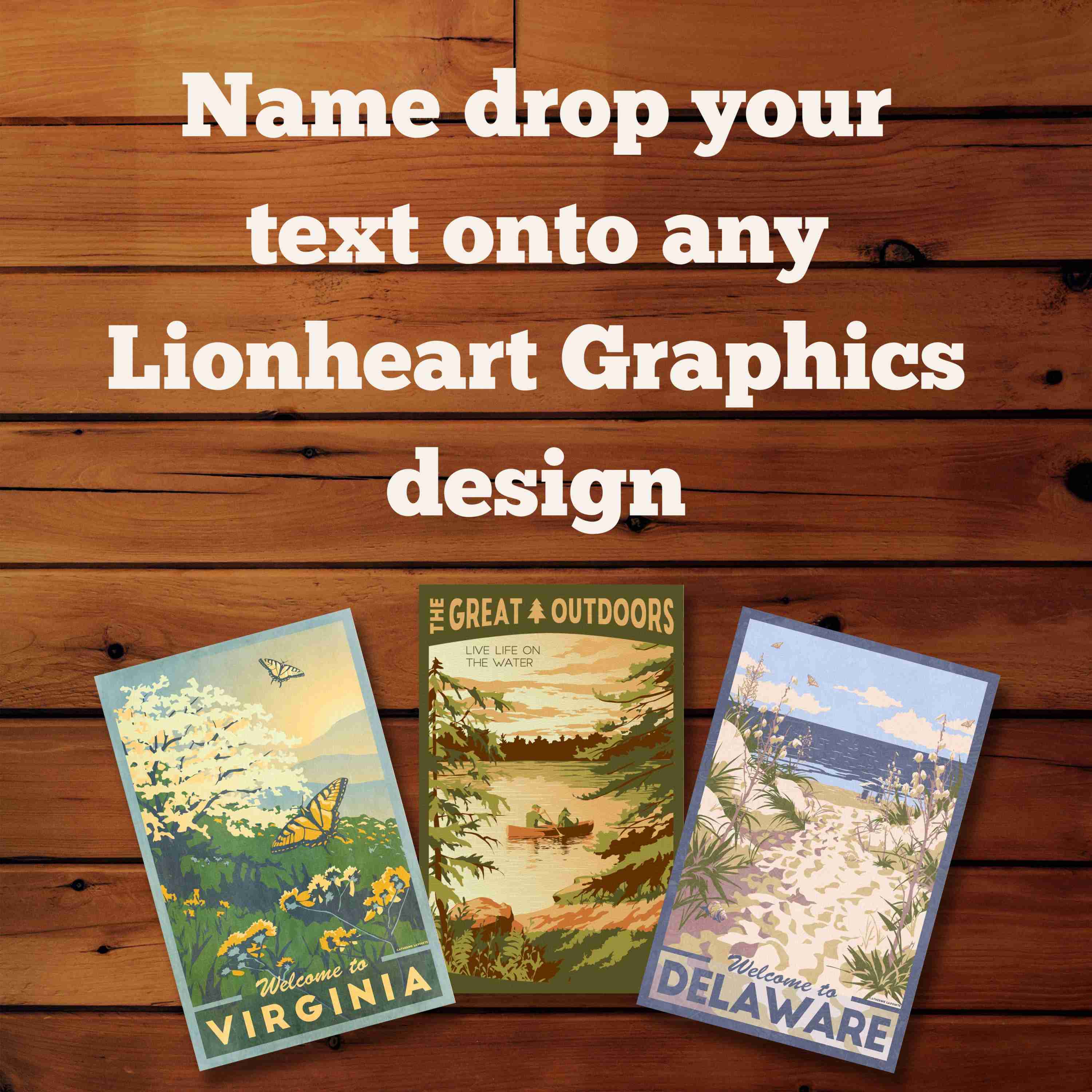 Retro Name Drop Magnet | Custom Vintage Travel Souvenir - Image 2
