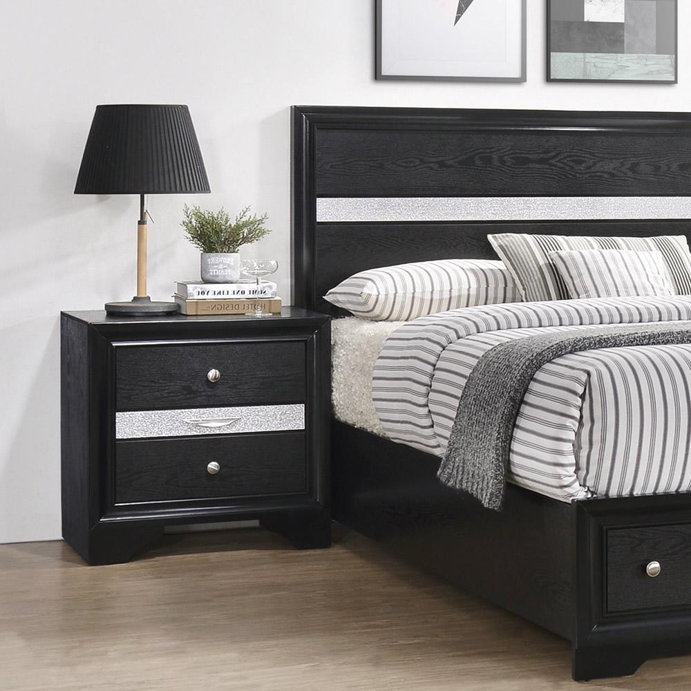 Crown Mark Regata B4670-Q 6 pc Queen Panel Bedroom Set with Storage - Image 3