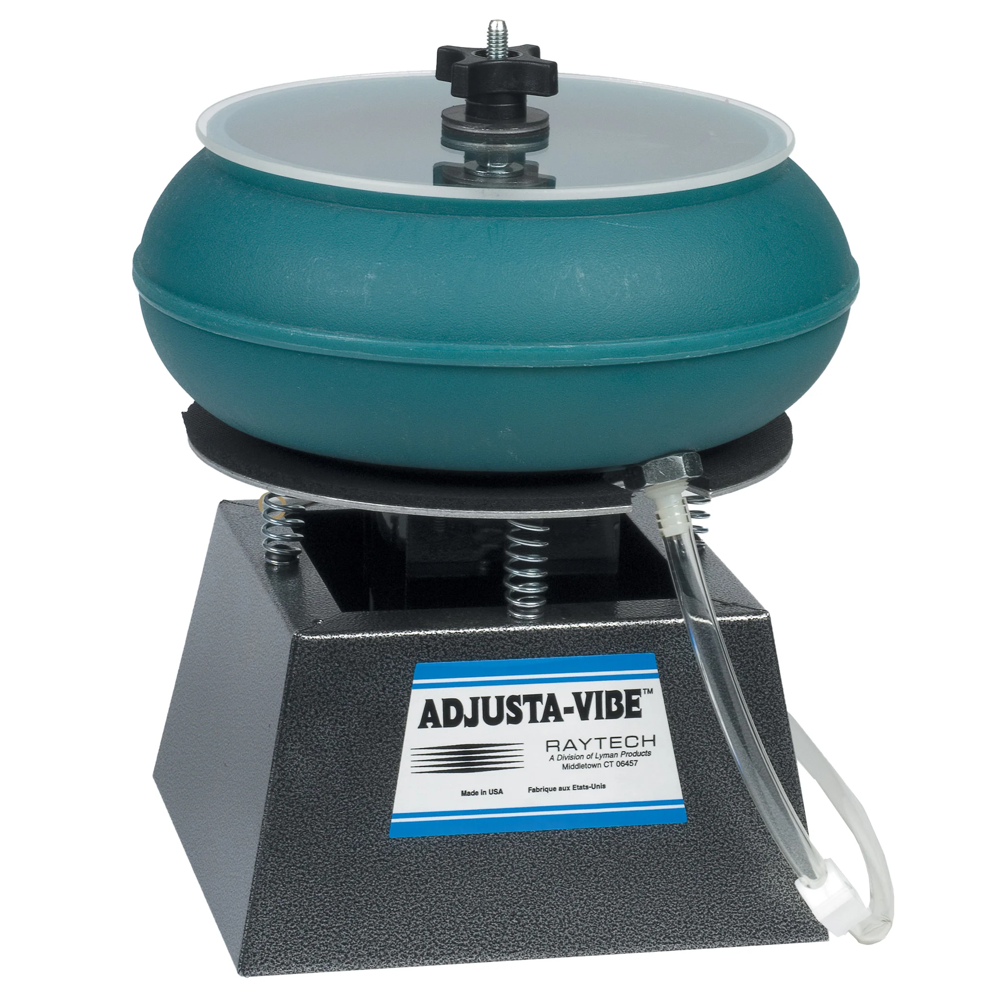 Raytech Adjusta-Vibe 18 Vibratory Tumbler – 12” Bowl – Heavy Duty Deburring & Polishing - Image 1