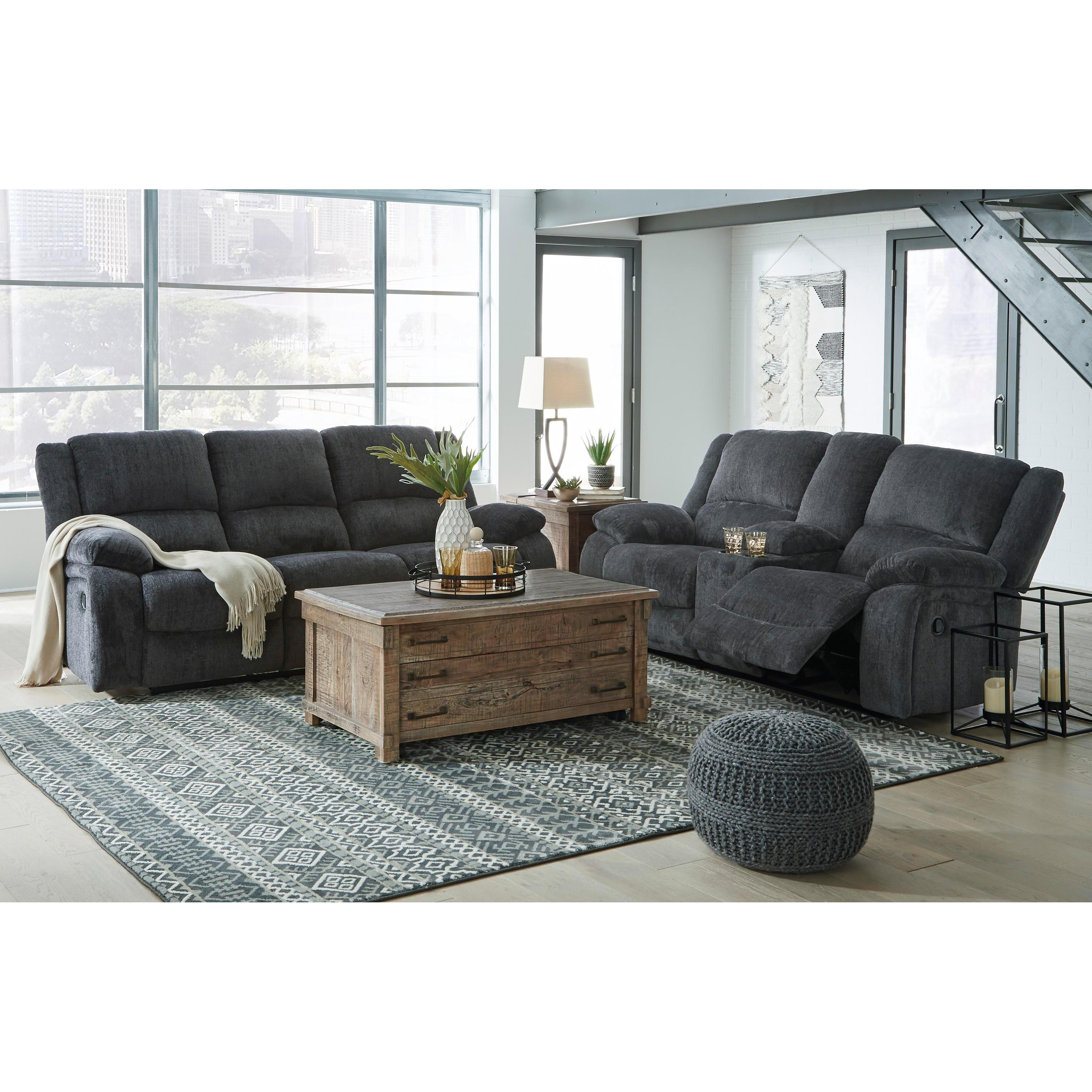 Signature Design by Ashley Draycoll 76504U1 2 pc Reclining Living Room Set - Image 1