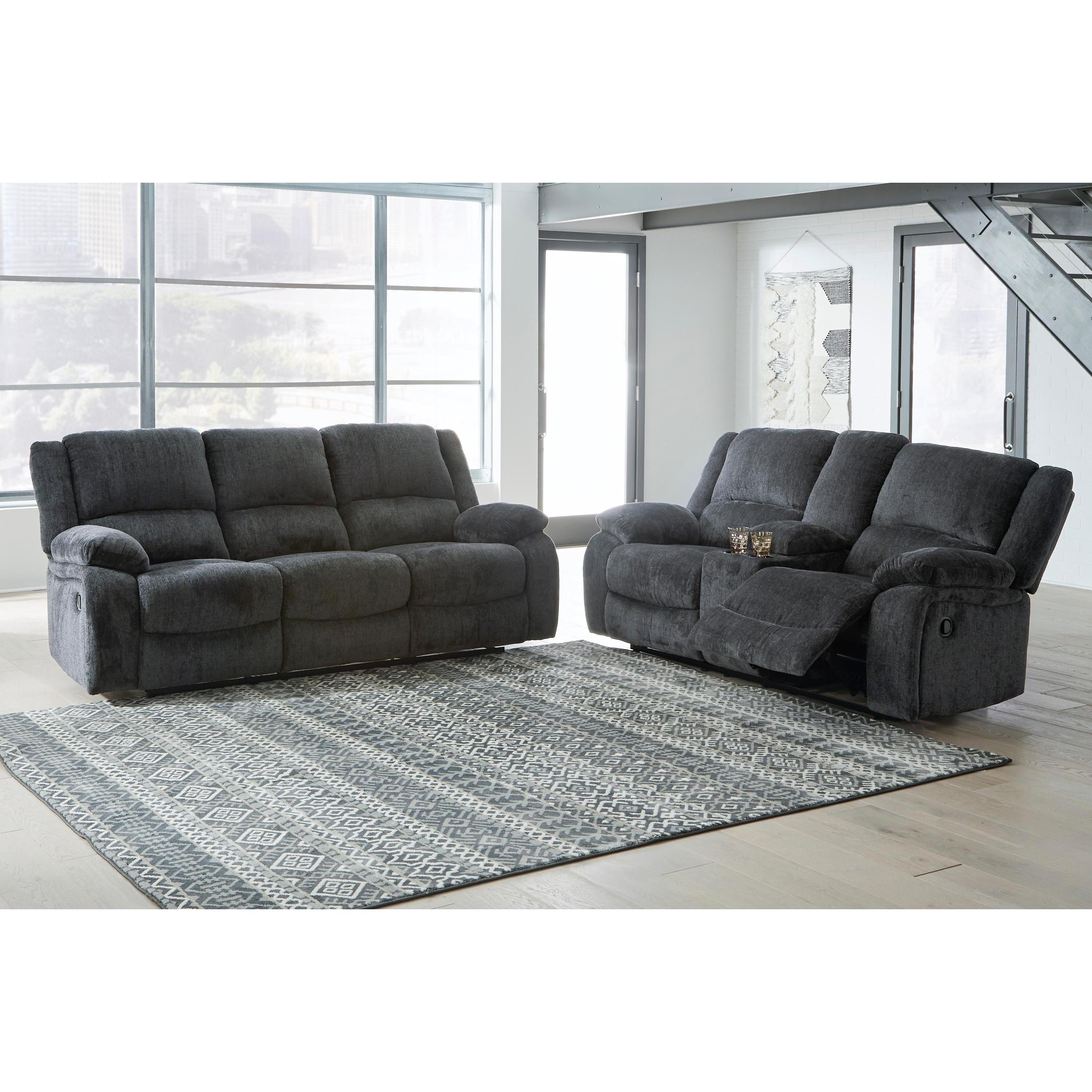Signature Design by Ashley Draycoll 76504U1 2 pc Reclining Living Room Set - Image 2
