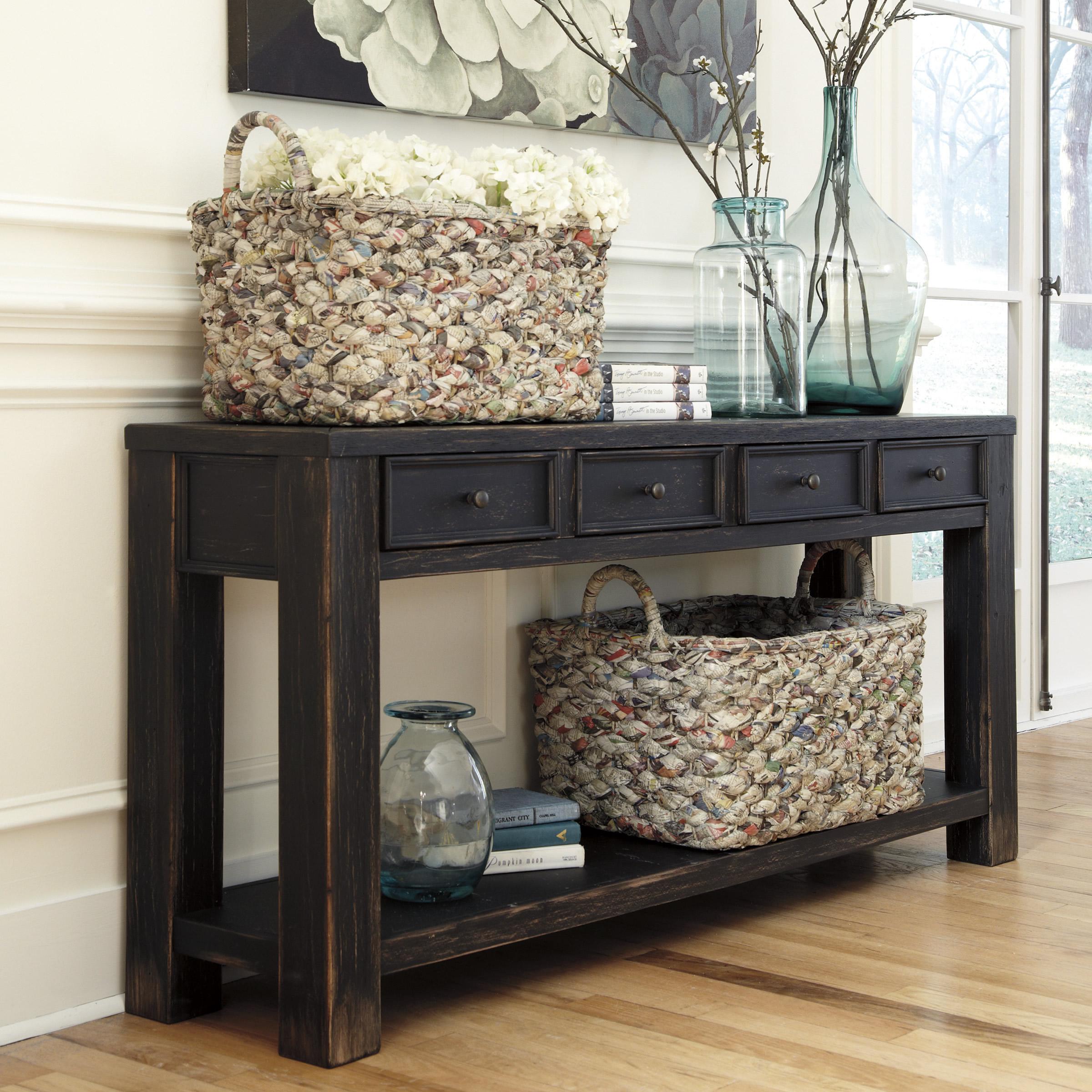 Signature Design by Ashley Gavelston Sofa Table T732-4 - Image 2