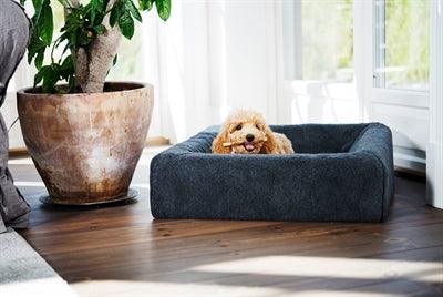 Bia bed fleece cover gray – soft dog bed cover - for Bia-2, 3, 4, 6, 7 - Image 2