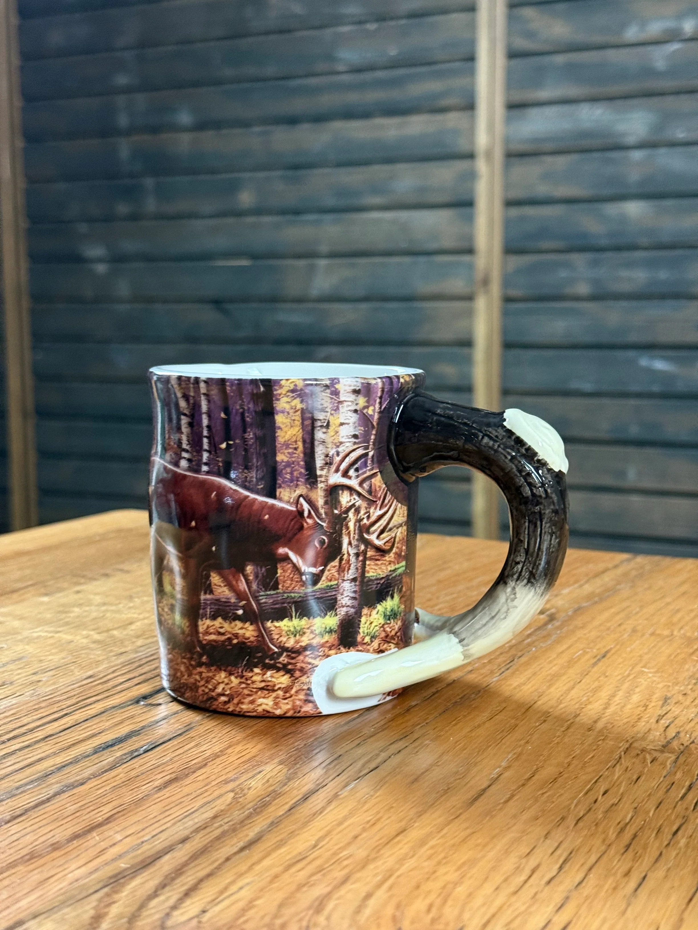 Ceramic Mug 3D 15oz-Deer Scene - Image 2