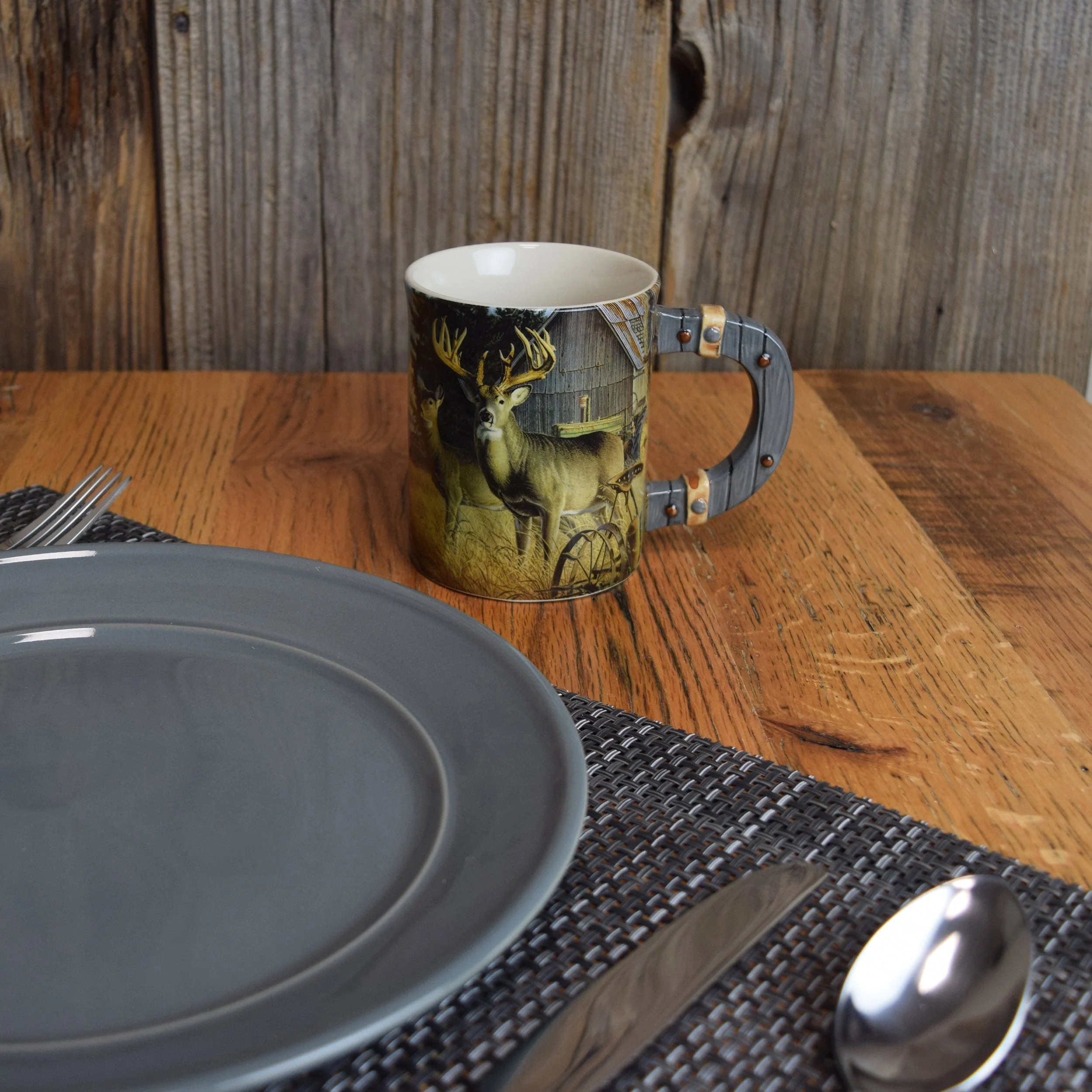 Ceramic Mug 3D 15oz-Deer Farm - Image 3