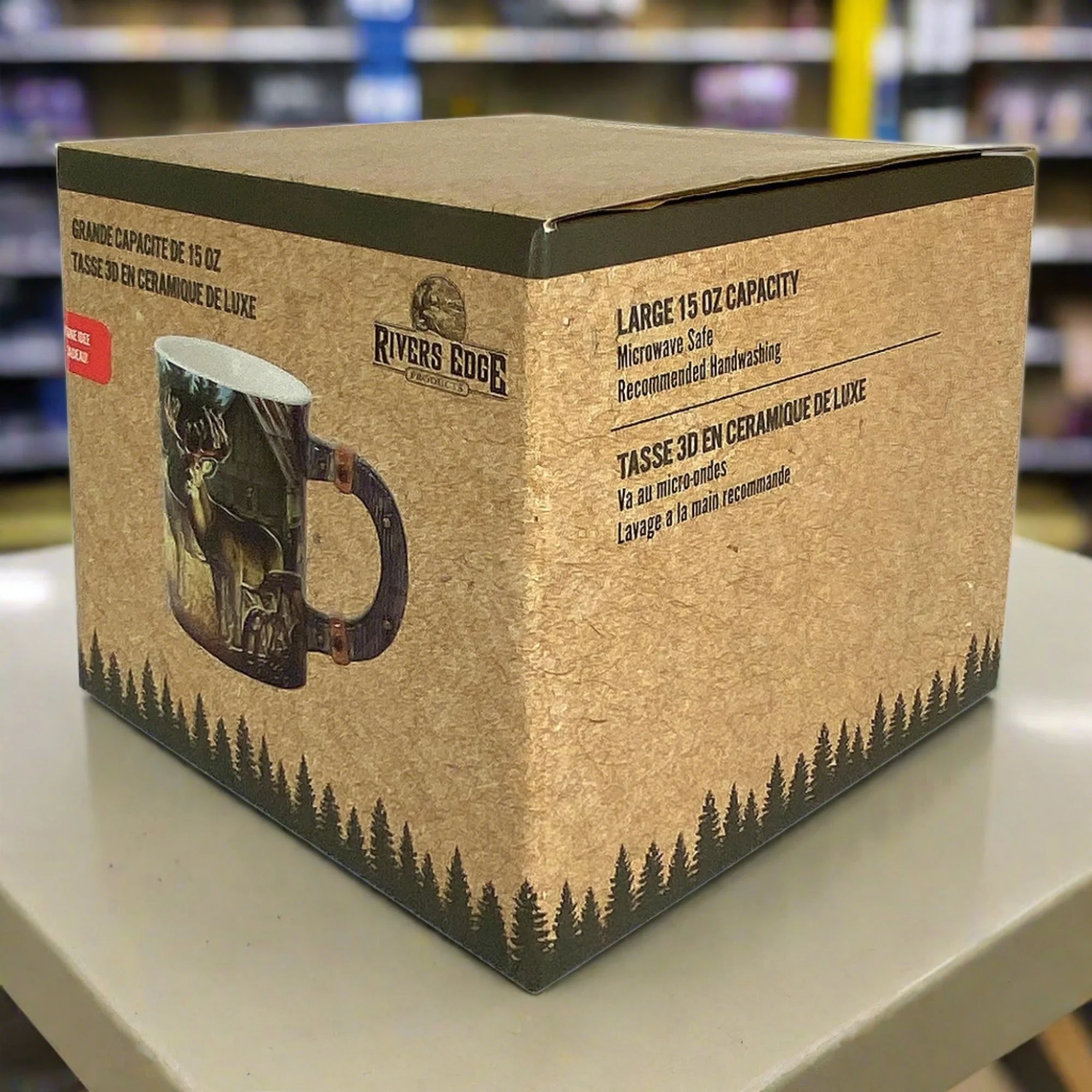 Ceramic Mug 3D 15oz-Deer Farm - Image 2