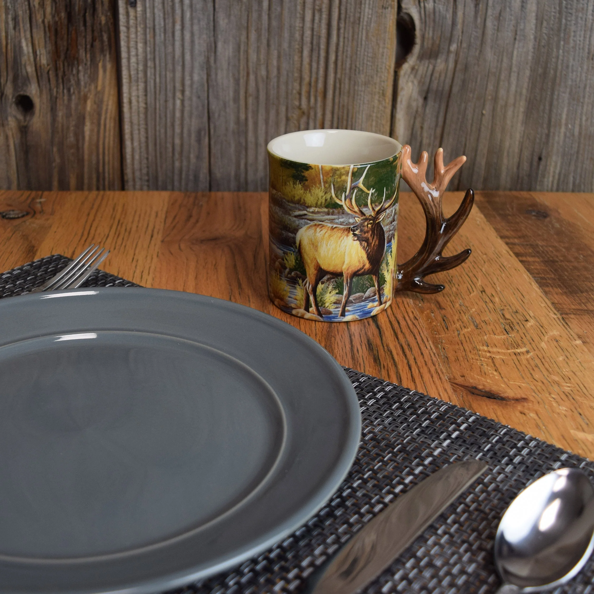 Ceramic Mug 3D 15oz-Elk Scene - Image 3