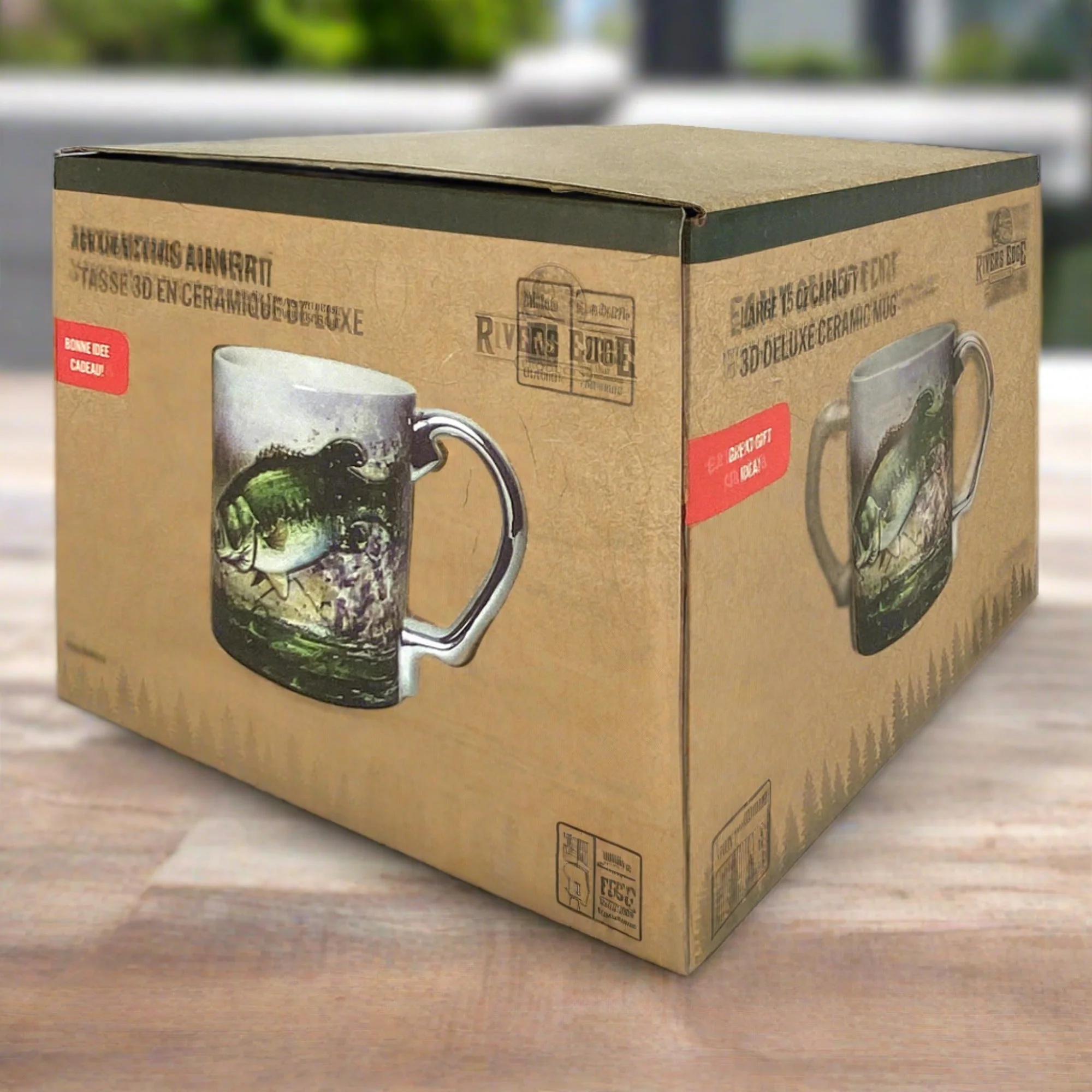Ceramic Mug 3D 15oz-Bass Scene - Image 2