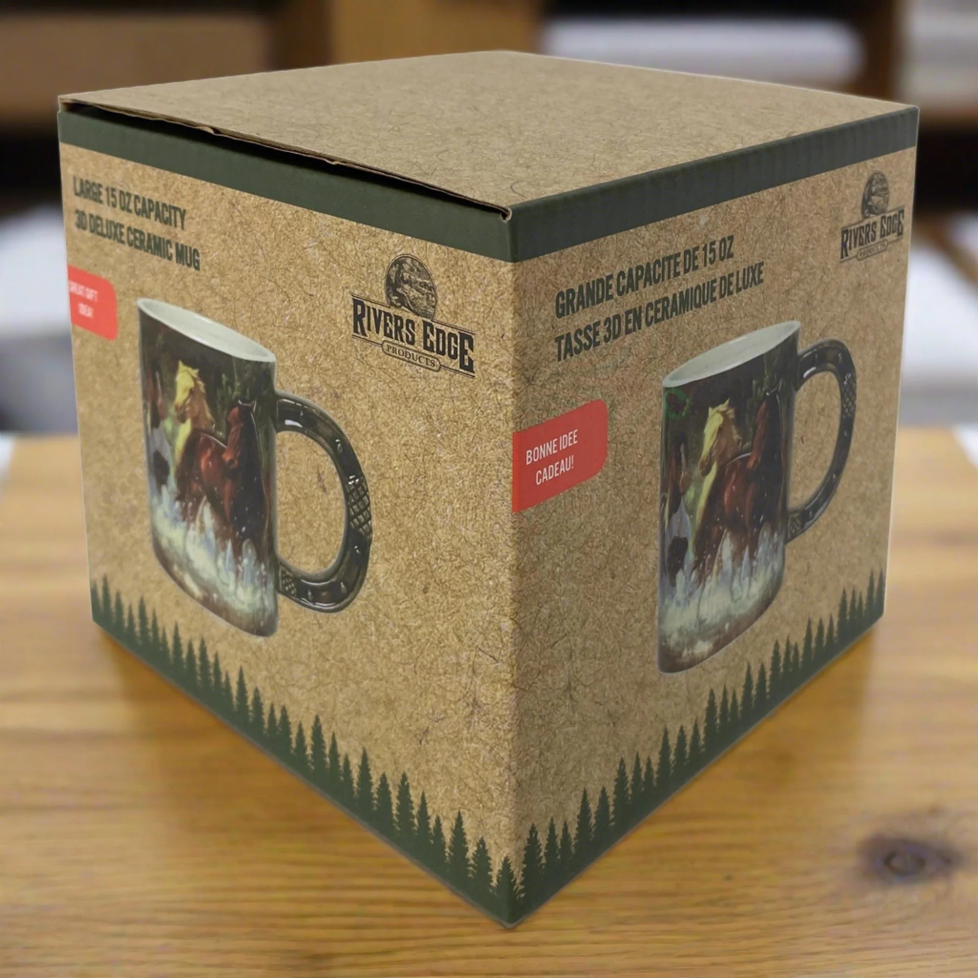 Ceramic Mug 3D 15oz-Horse Scene - Image 2
