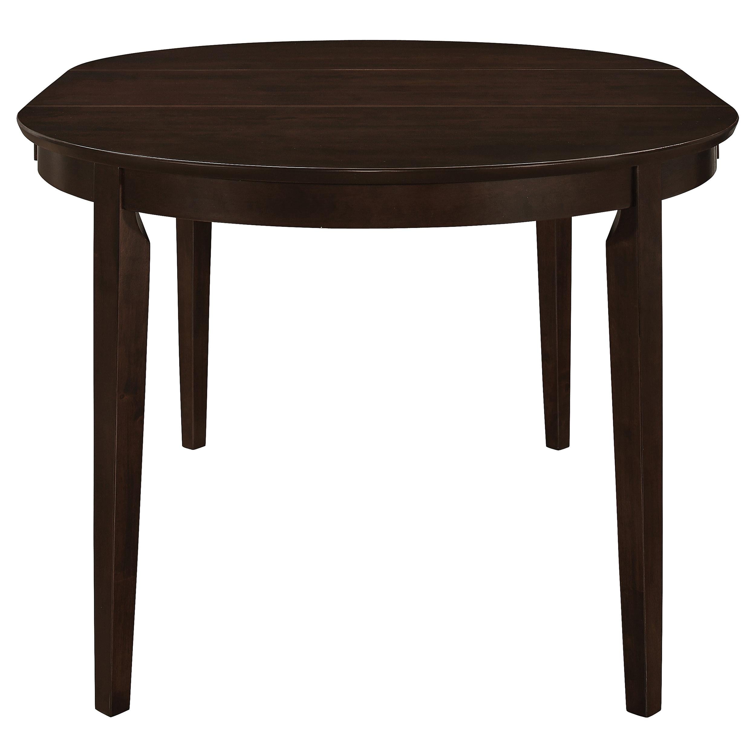 Coaster Furniture Gabriel 100770 Oval 60-inch Extension Leaf Dining Table - Cappuccino - Image 3
