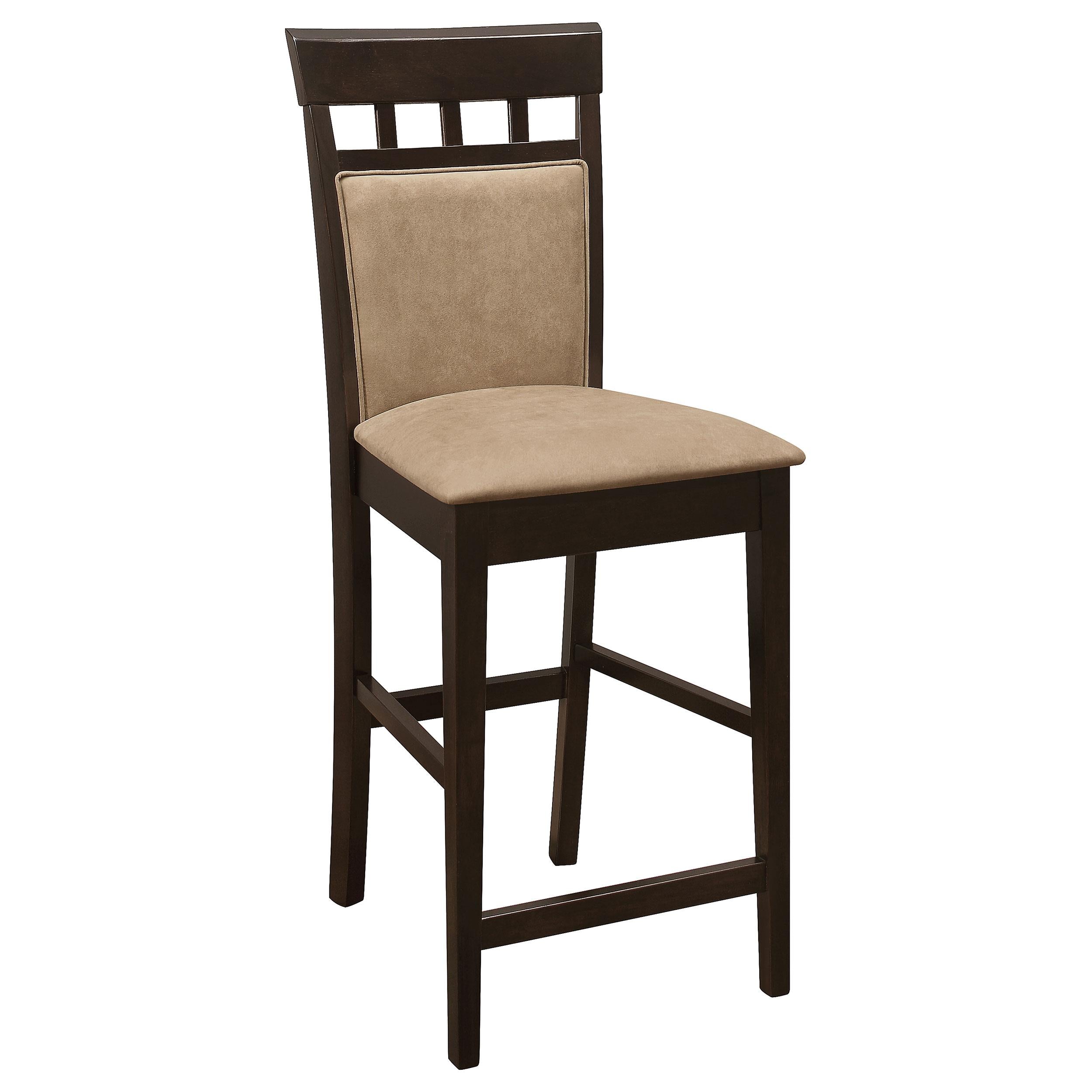 Coaster Furniture Gabriel 100219 Closed Back Counter Chair - Cappuccino (Set of 2) - Image 1