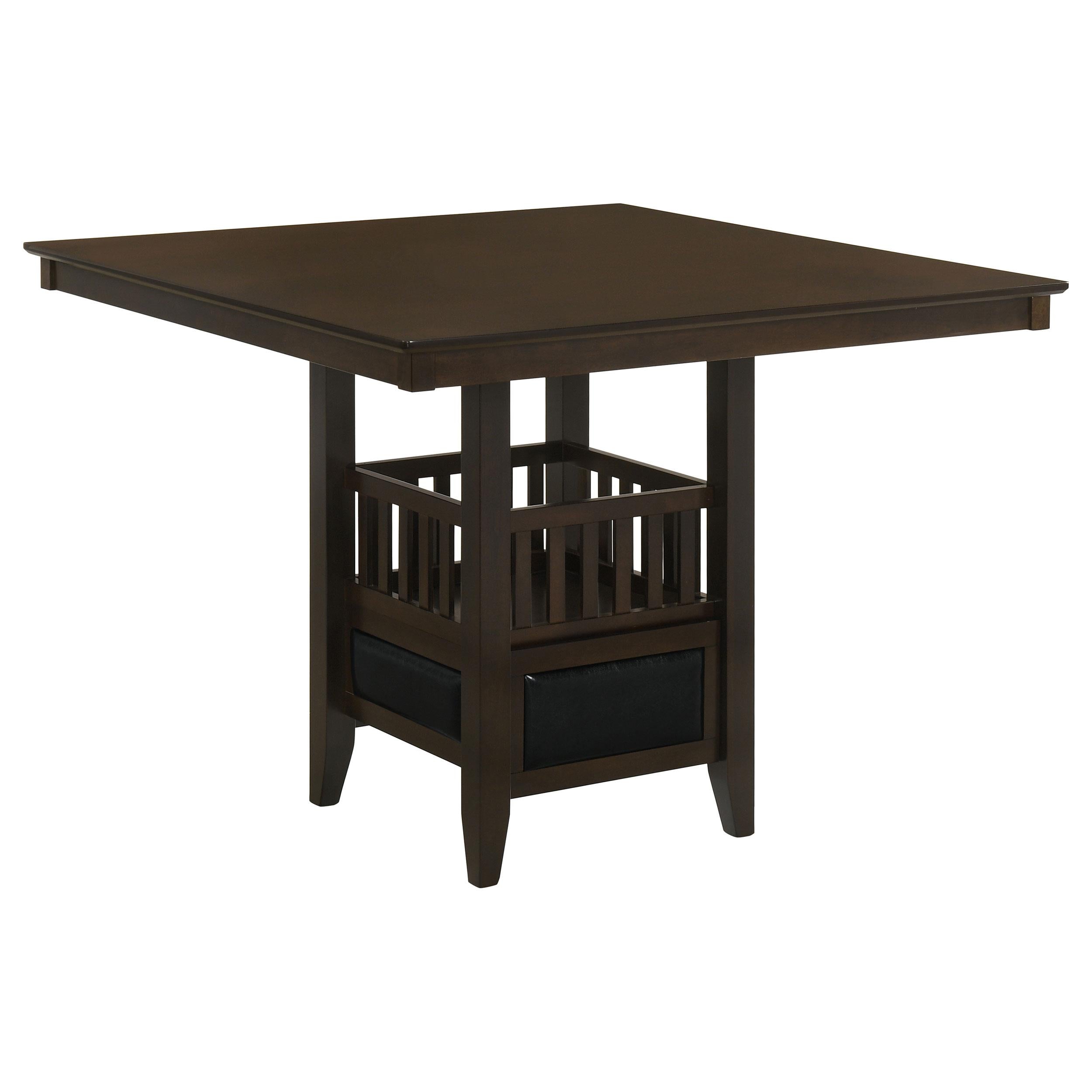 Coaster Furniture Jaden 100958 Square 47-inch Counter Height Dining Table - Espresso - Image 1