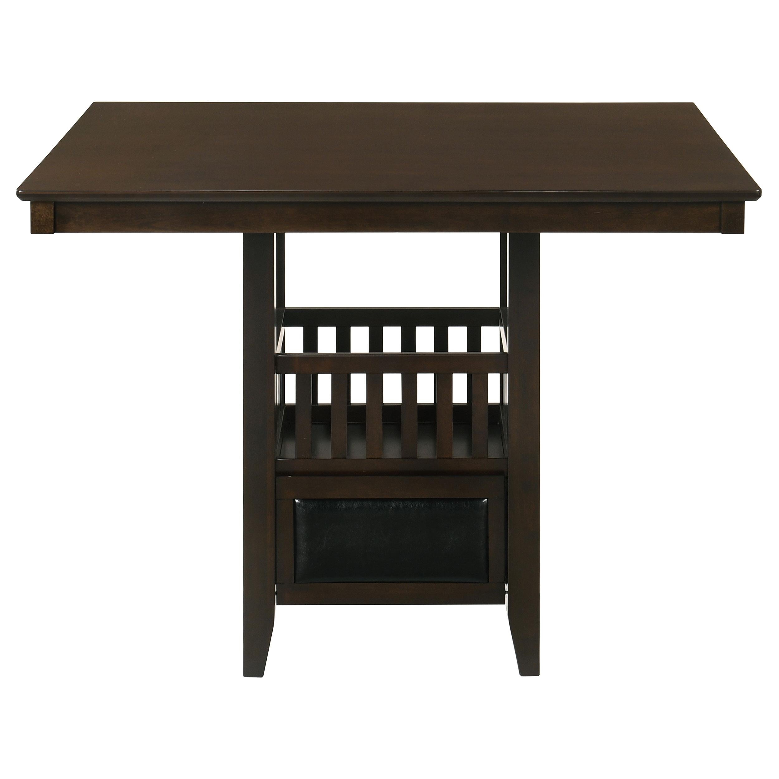 Coaster Furniture Jaden 100958 Square 47-inch Counter Height Dining Table - Espresso - Image 3
