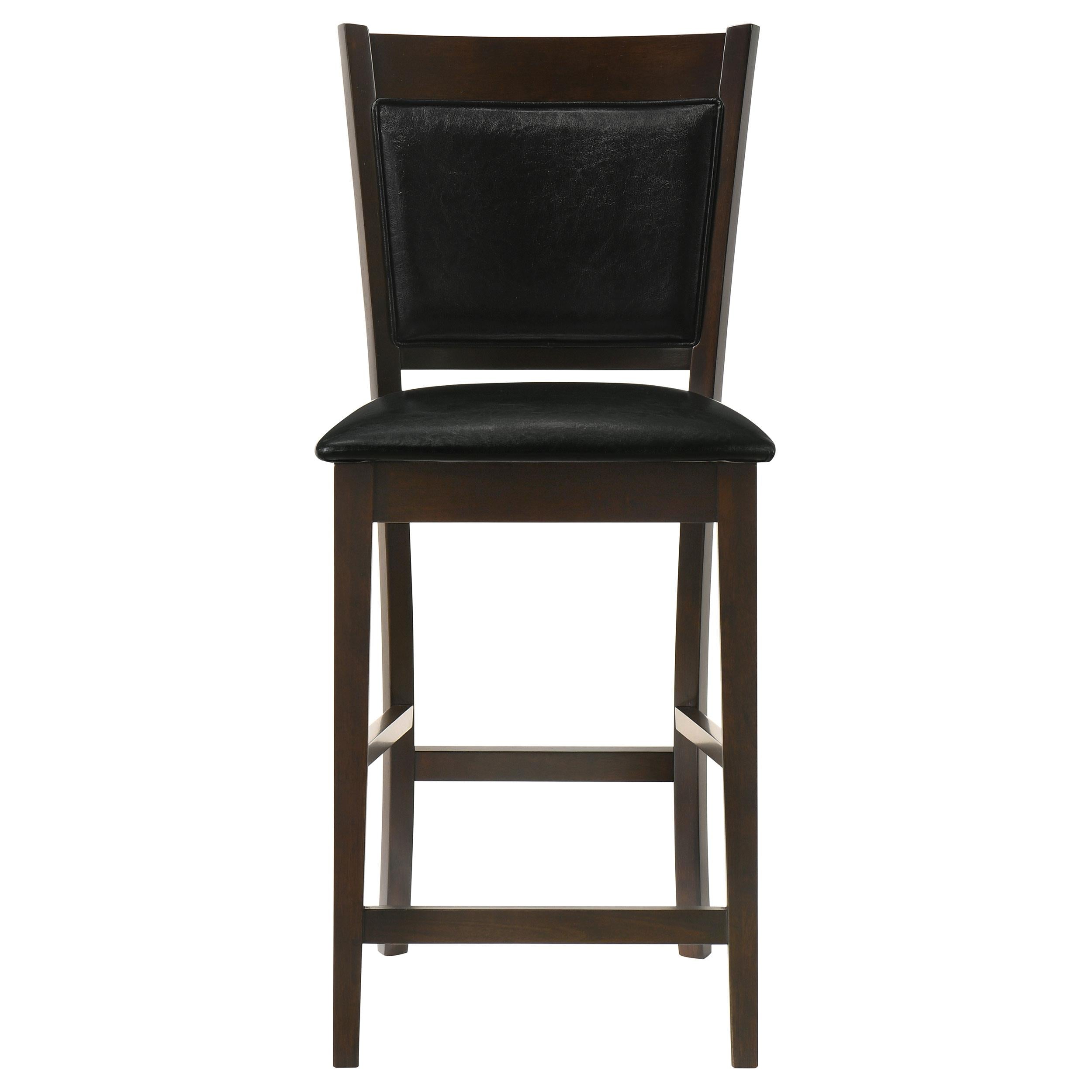 Coaster Furniture Jaden 100959 Upholstered Counter Chair - Espresso (Set of 2) - Image 2