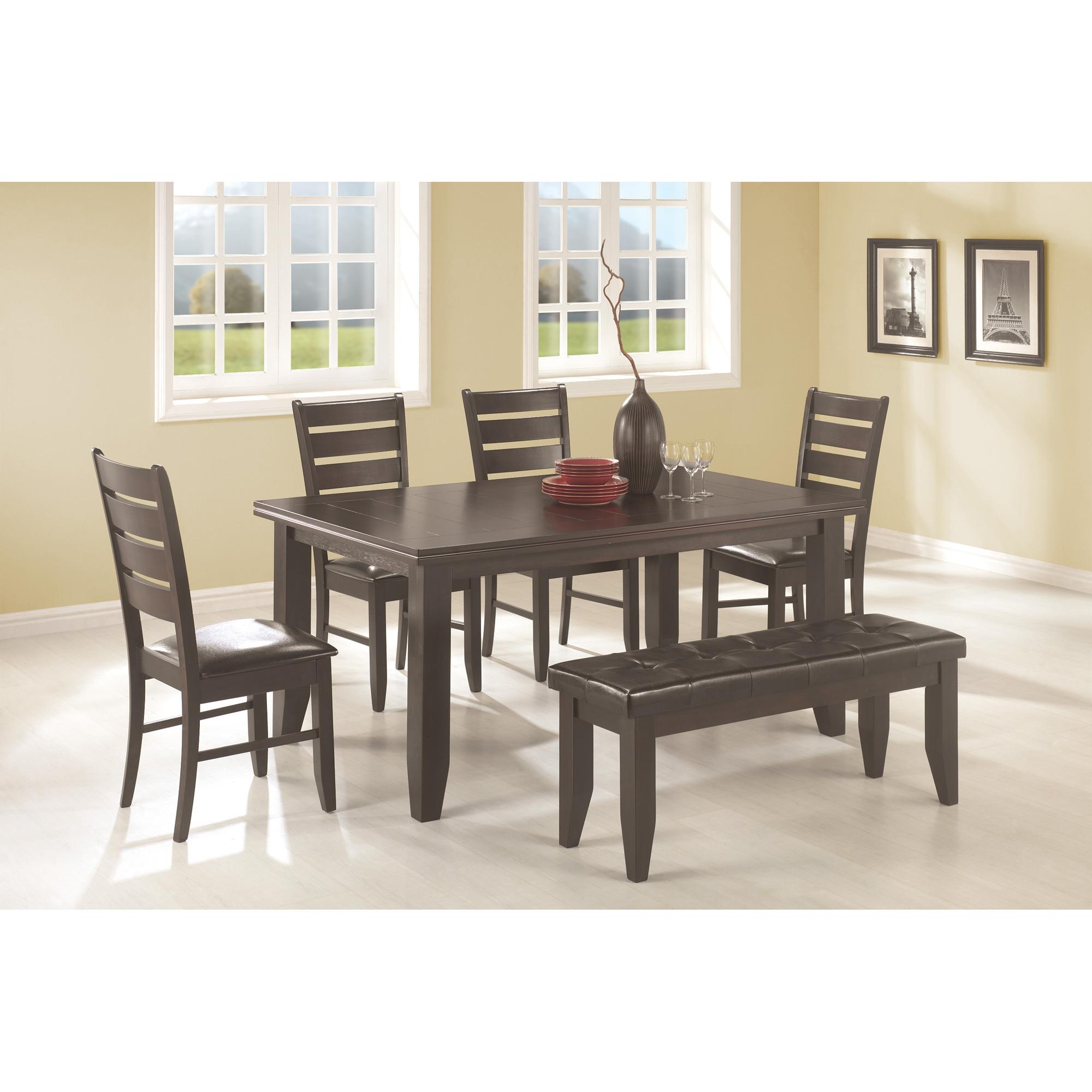 Coaster Furniture Dalila 102723 Leatherette Upholstered Wood Dining Bench - Cappuccino - Image 3