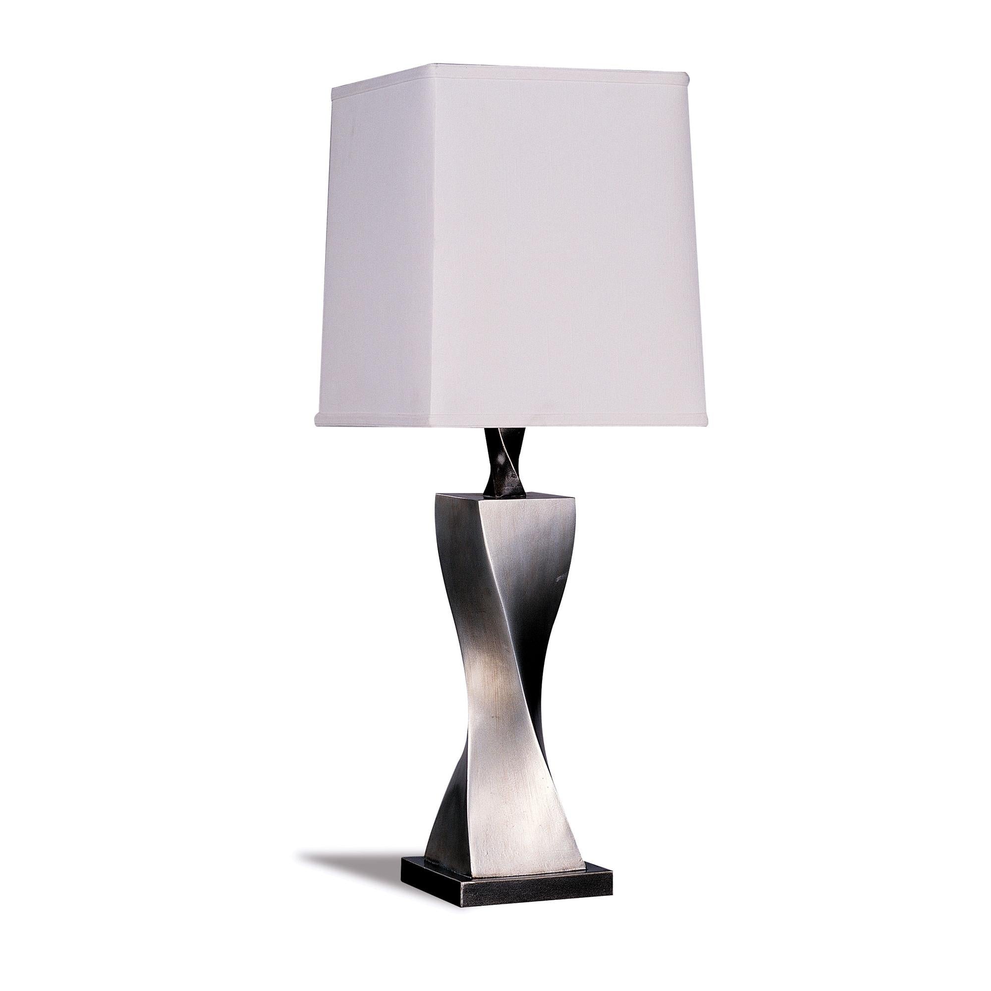 Coaster Furniture Keene 1497 30-inch Tapered Shade Table Lamp – Silver (Set of 2)