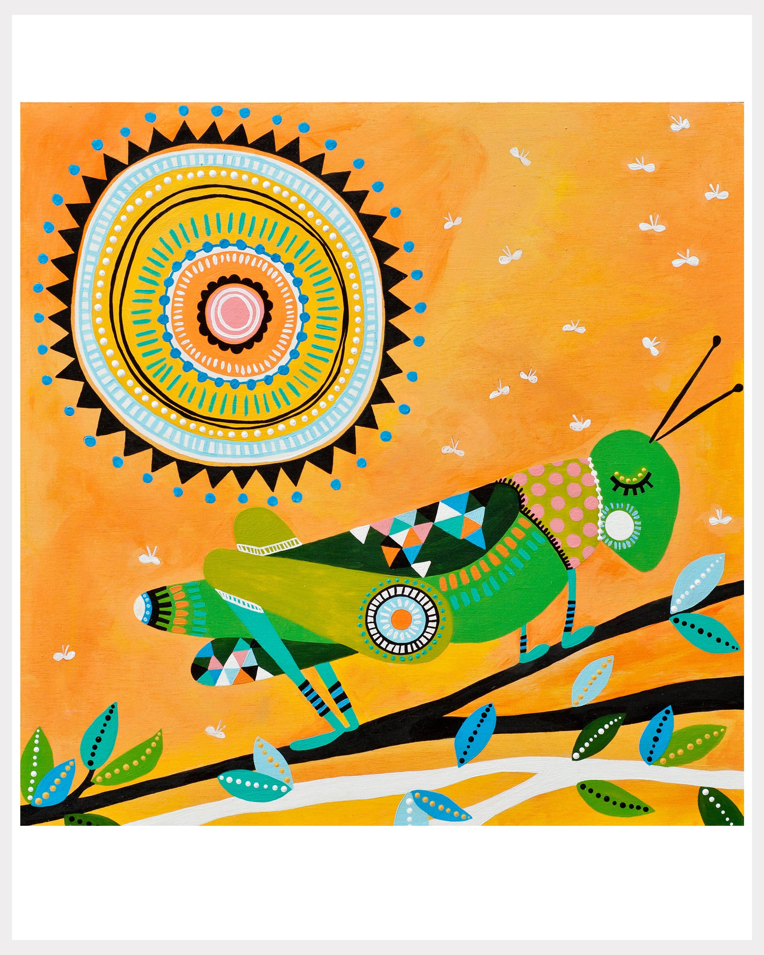 Print - Grasshopper kid art - Image 2