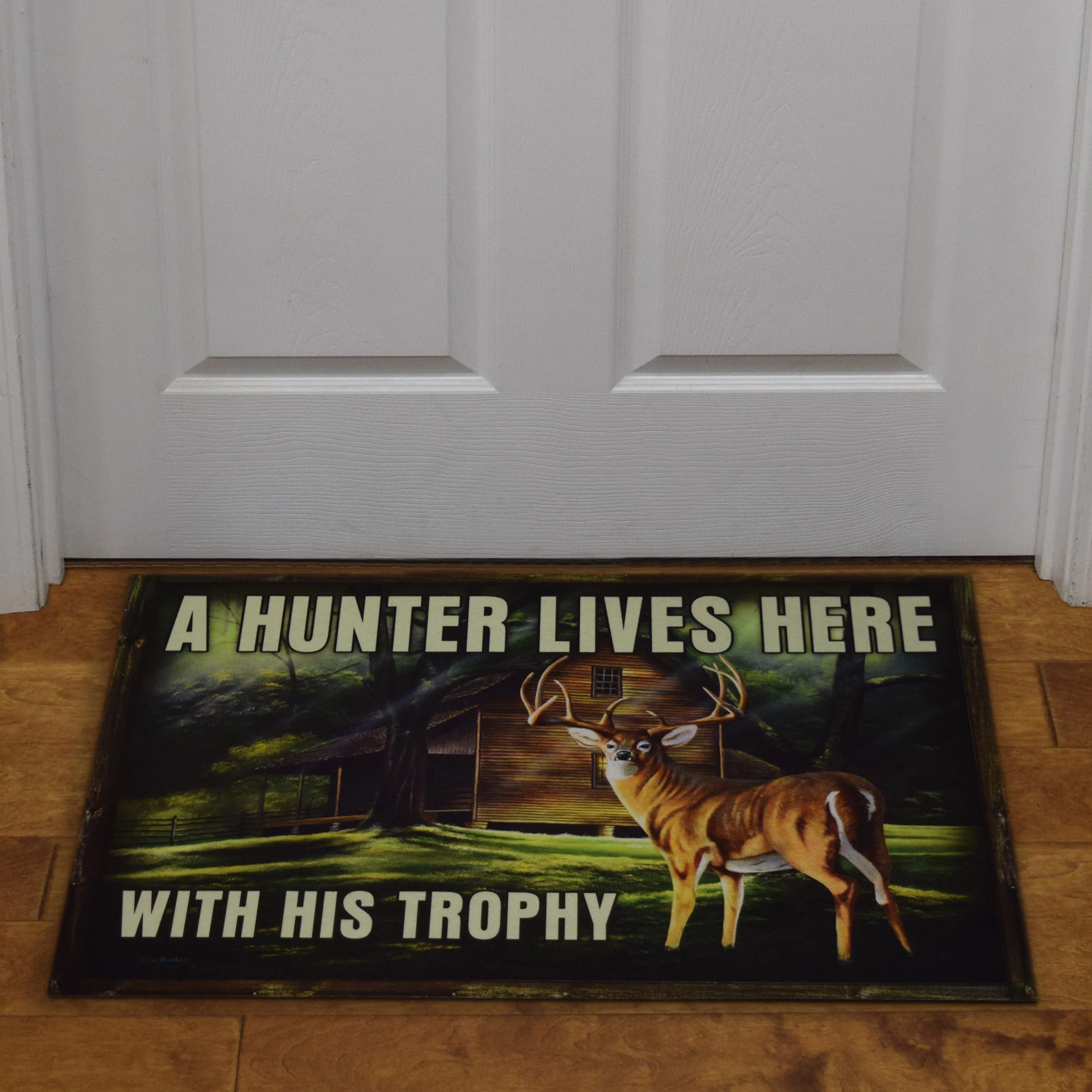 Door Mat Rubber 26in x 17in-Hunter Trophy - Image 2