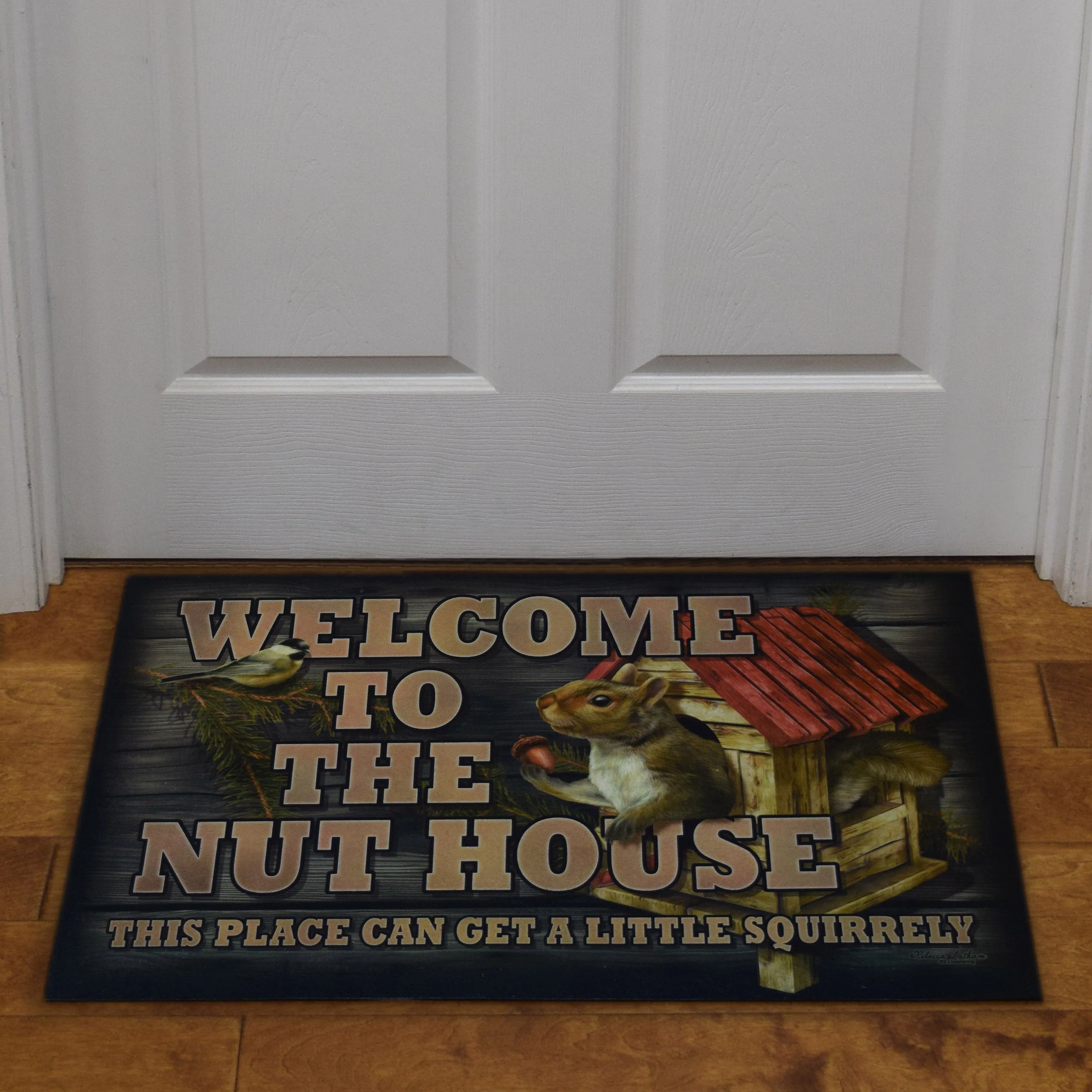 Door Mat Rubber 26in x 17in-Nut House - Image 2