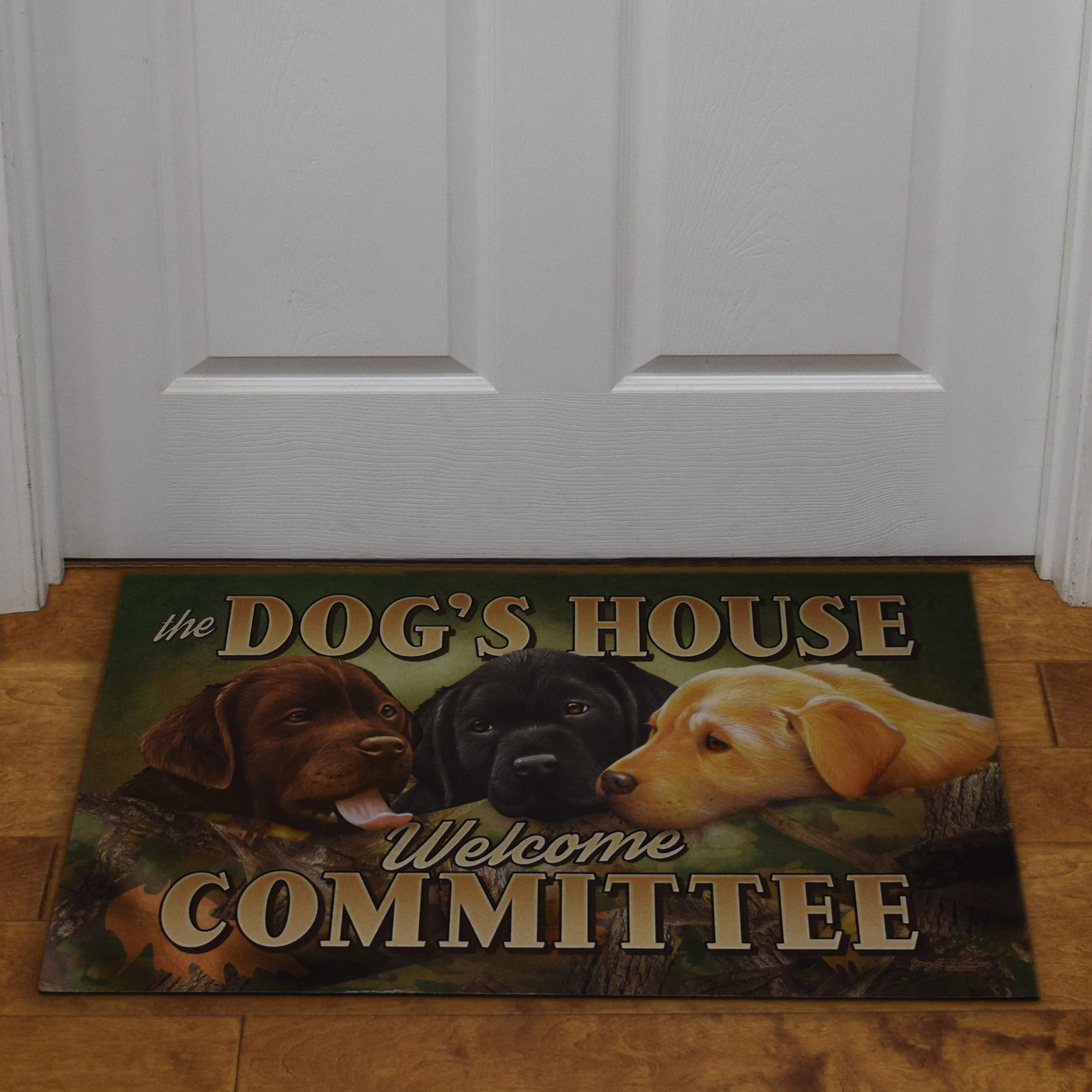 Door Mat Rubber 26in x 17in-Dogs House - Image 2