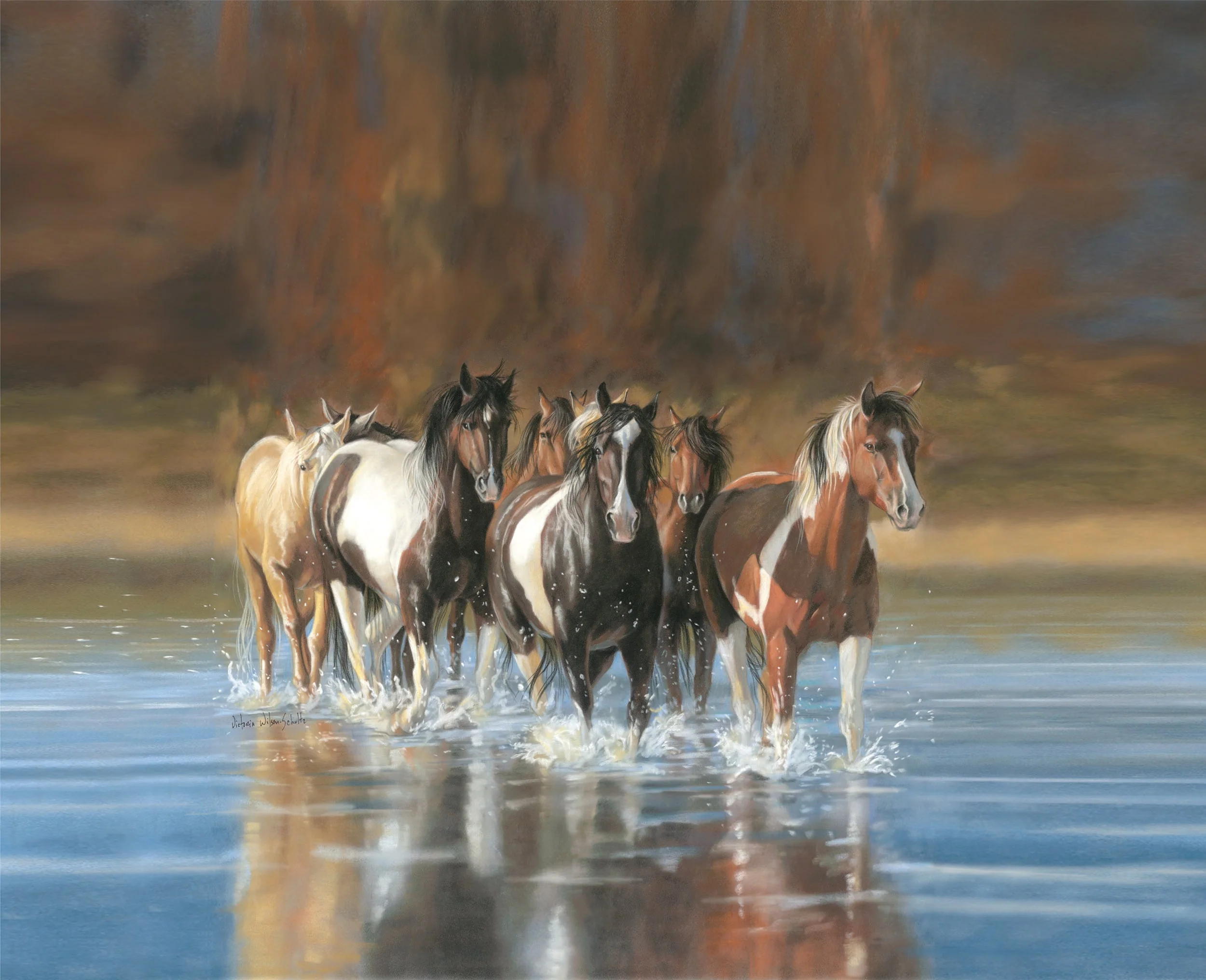 Umbrella 42-inch-Horses - Image 3