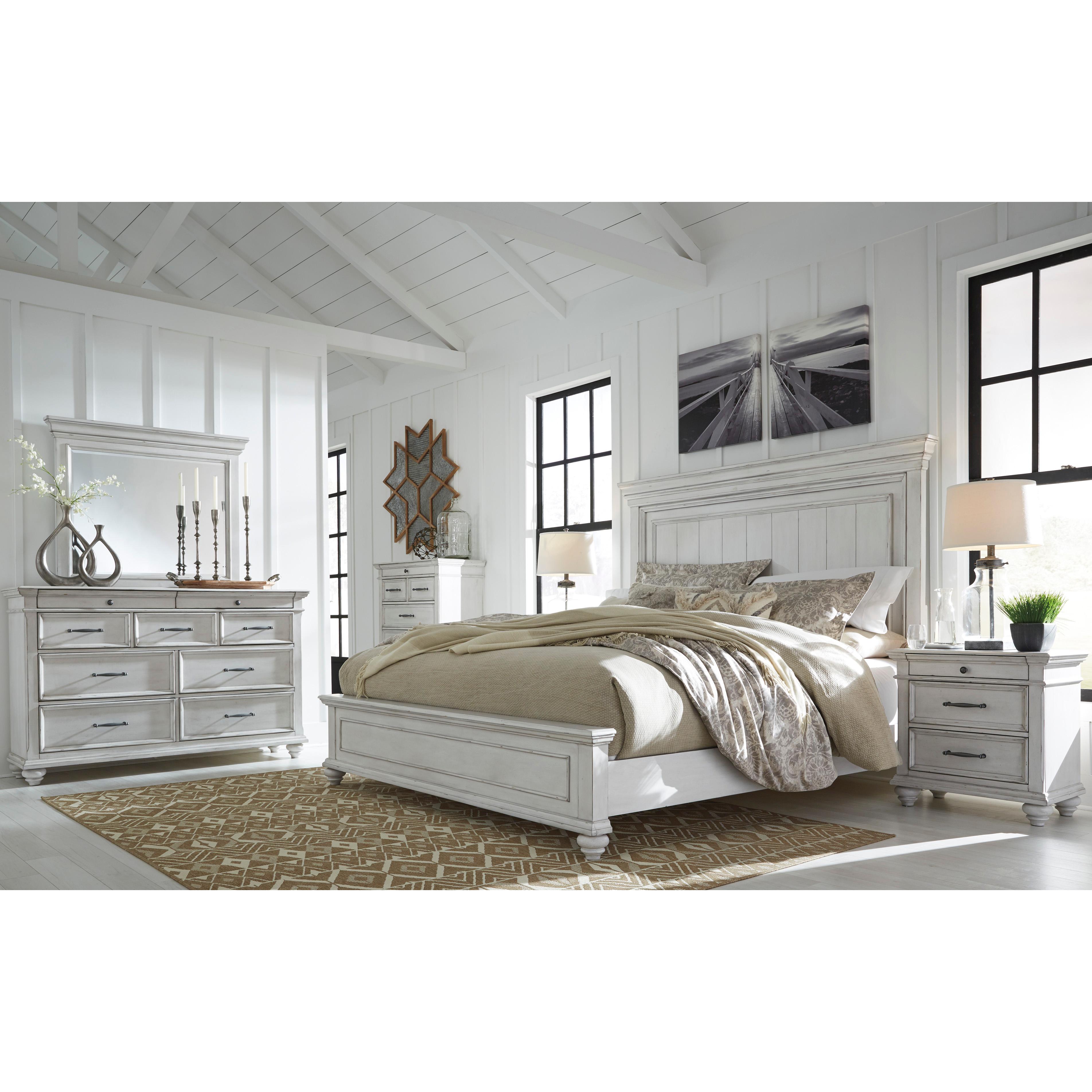 Benchcraft Kanwyn B777B3 5 pc Queen Panel Bedroom Set - Image 2