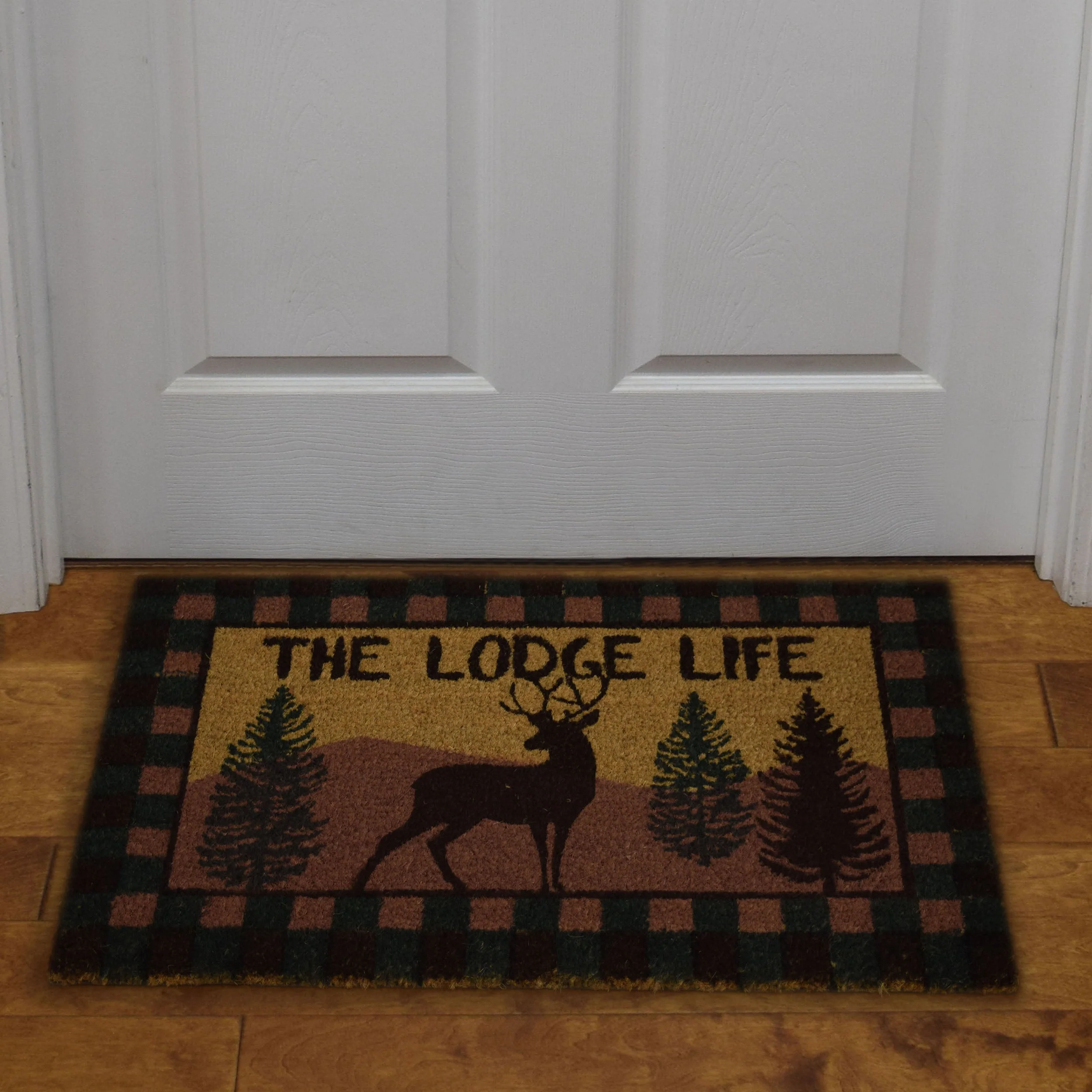 Coir Mat 30in x 18in-Lodge Life Deer - Image 2