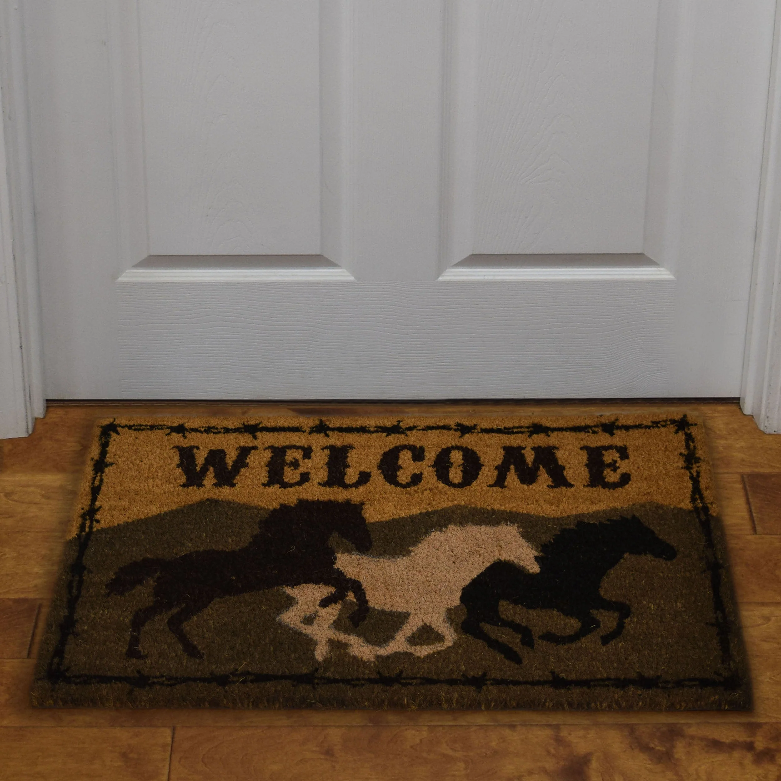 Coir Mat 30in x 18in-Welcome Horse - Image 2