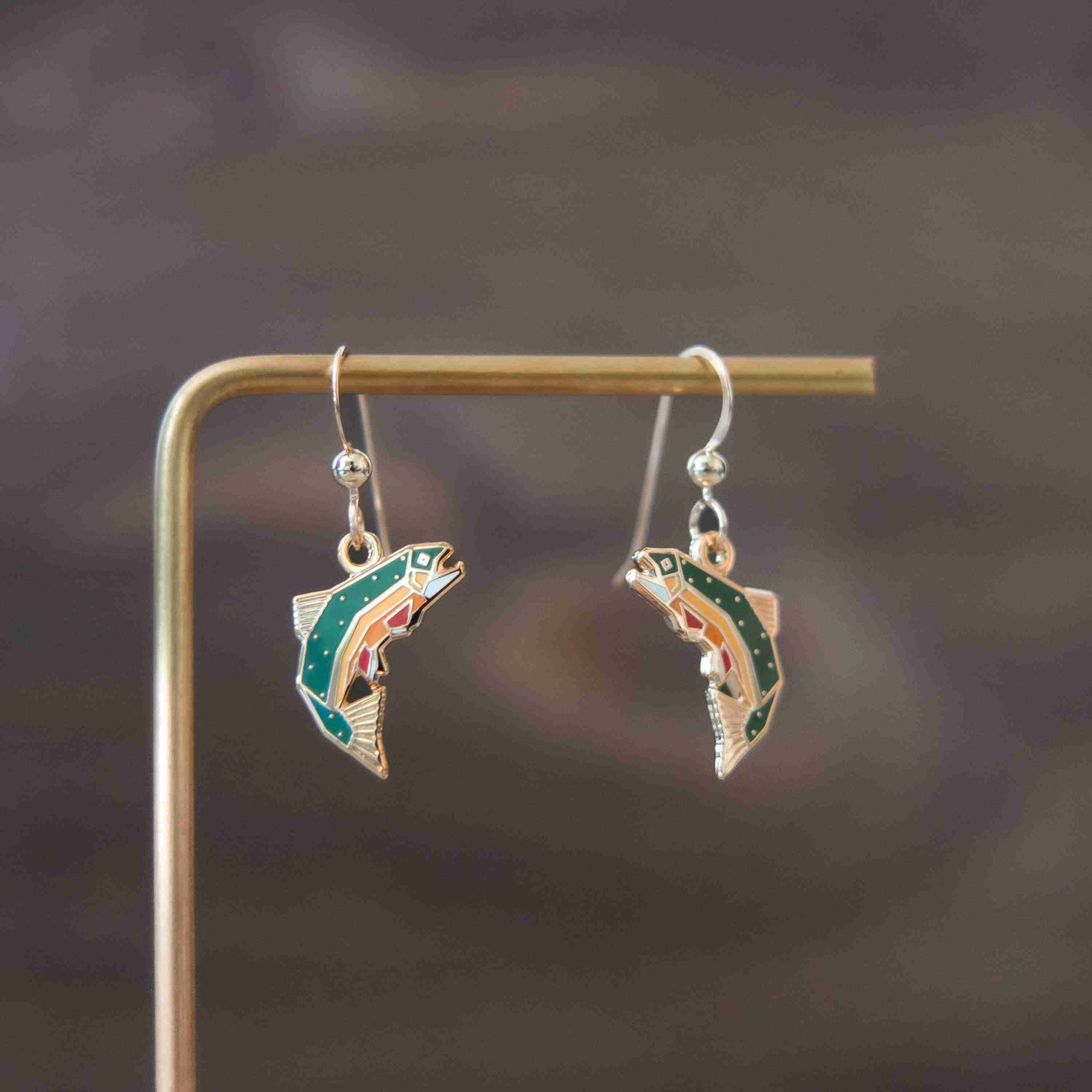 Brook Trout Earrings - Image 1