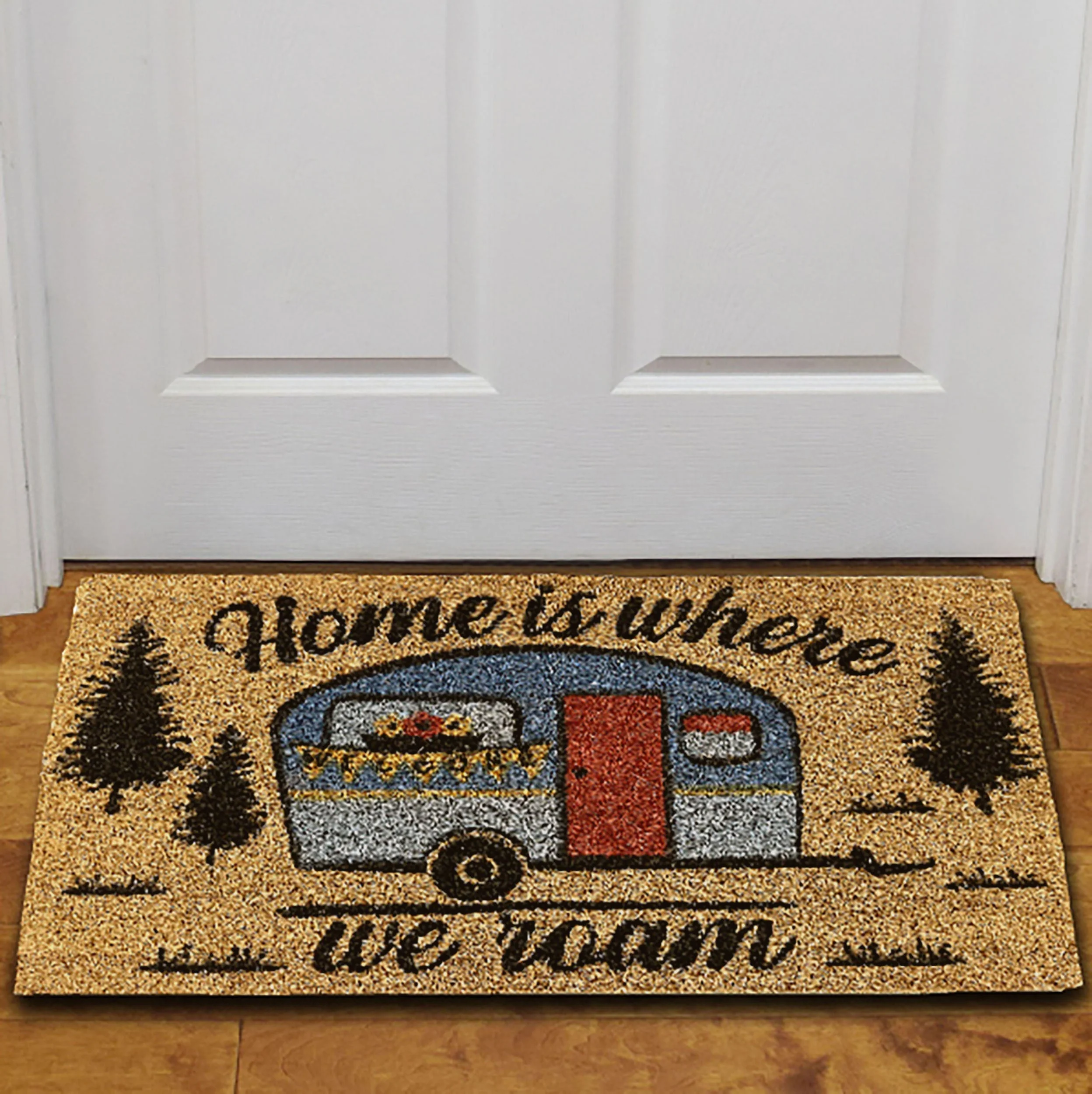 Coir Mat 30in x 18in-Home Is Where We Roam - Image 2