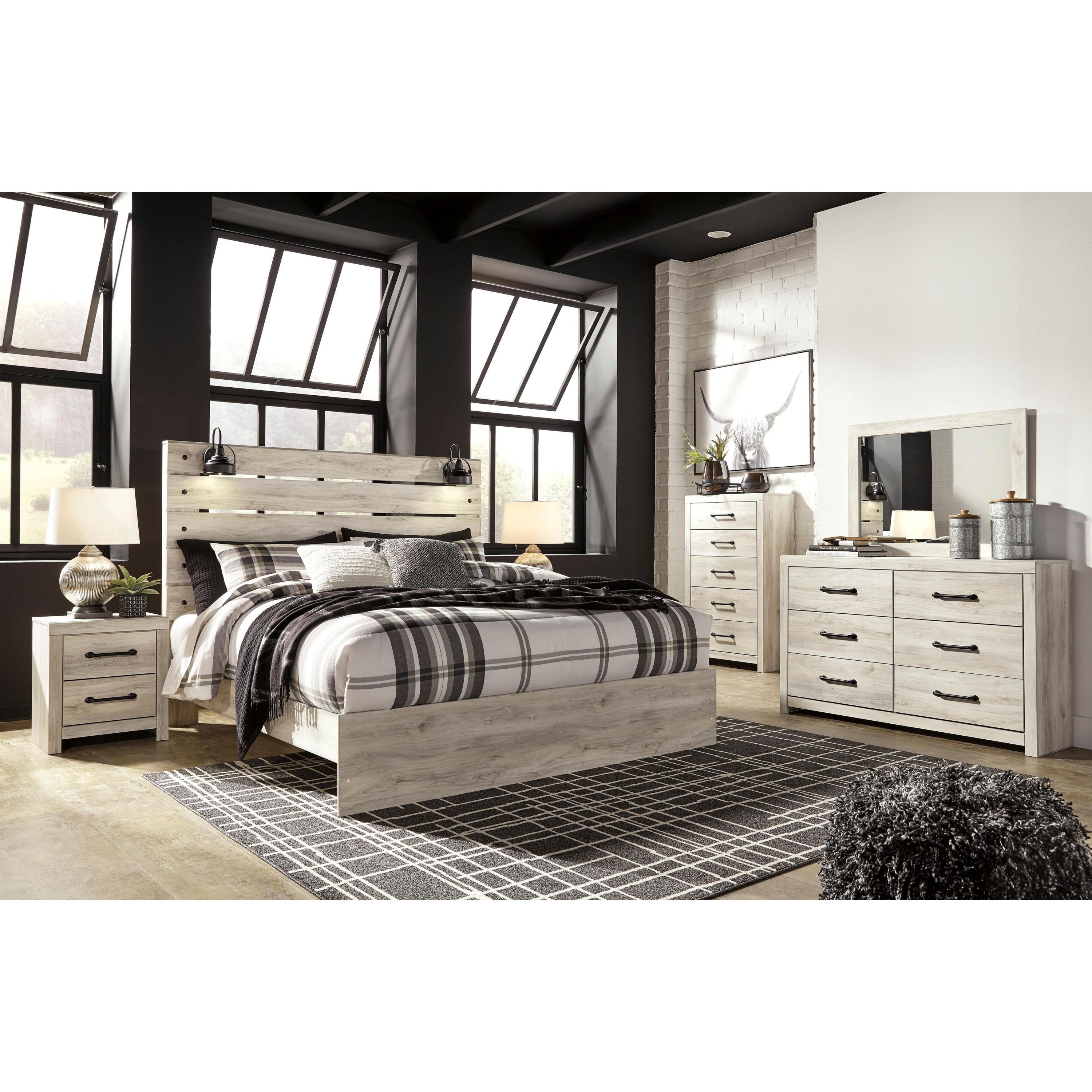 Signature Design by Ashley Cambeck B192B54 6 pc King Panel Bedroom Set - Image 1