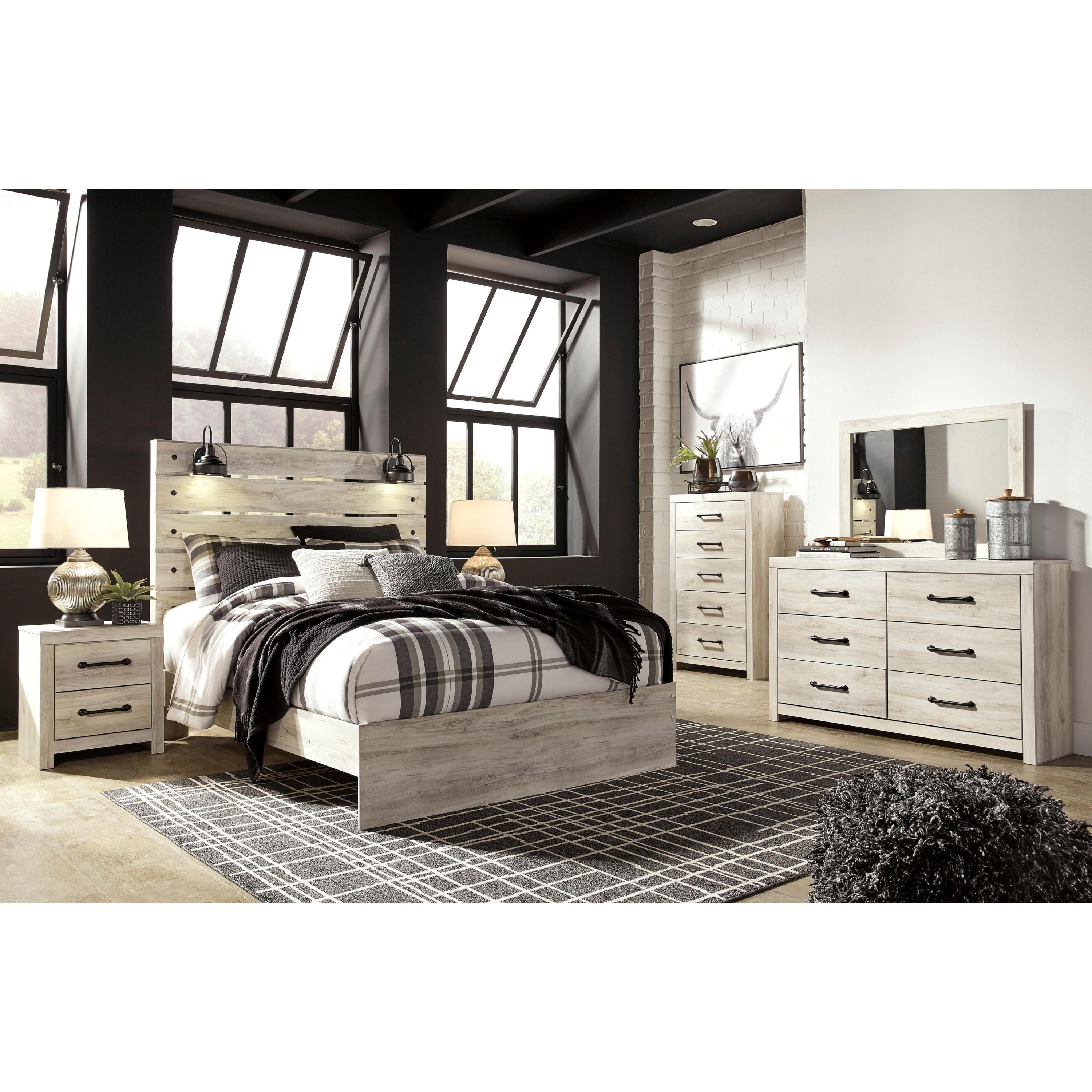 Signature Design by Ashley Cambeck B192B55 6 pc Queen Panel Bedroom Set - Image 1