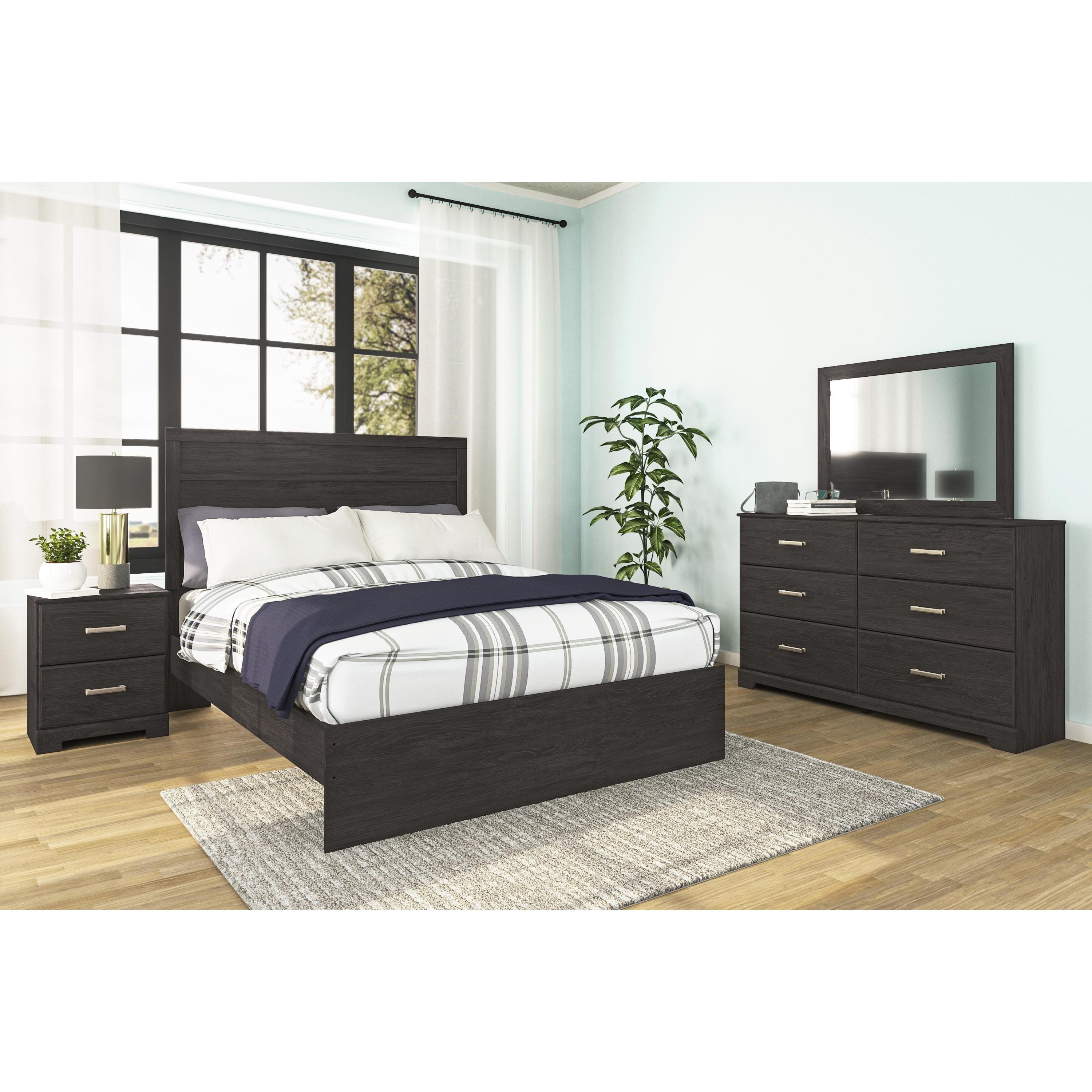 Signature Design by Ashley Belachime B2589B7 6 pc Queen Panel Bedroom Set - Image 1