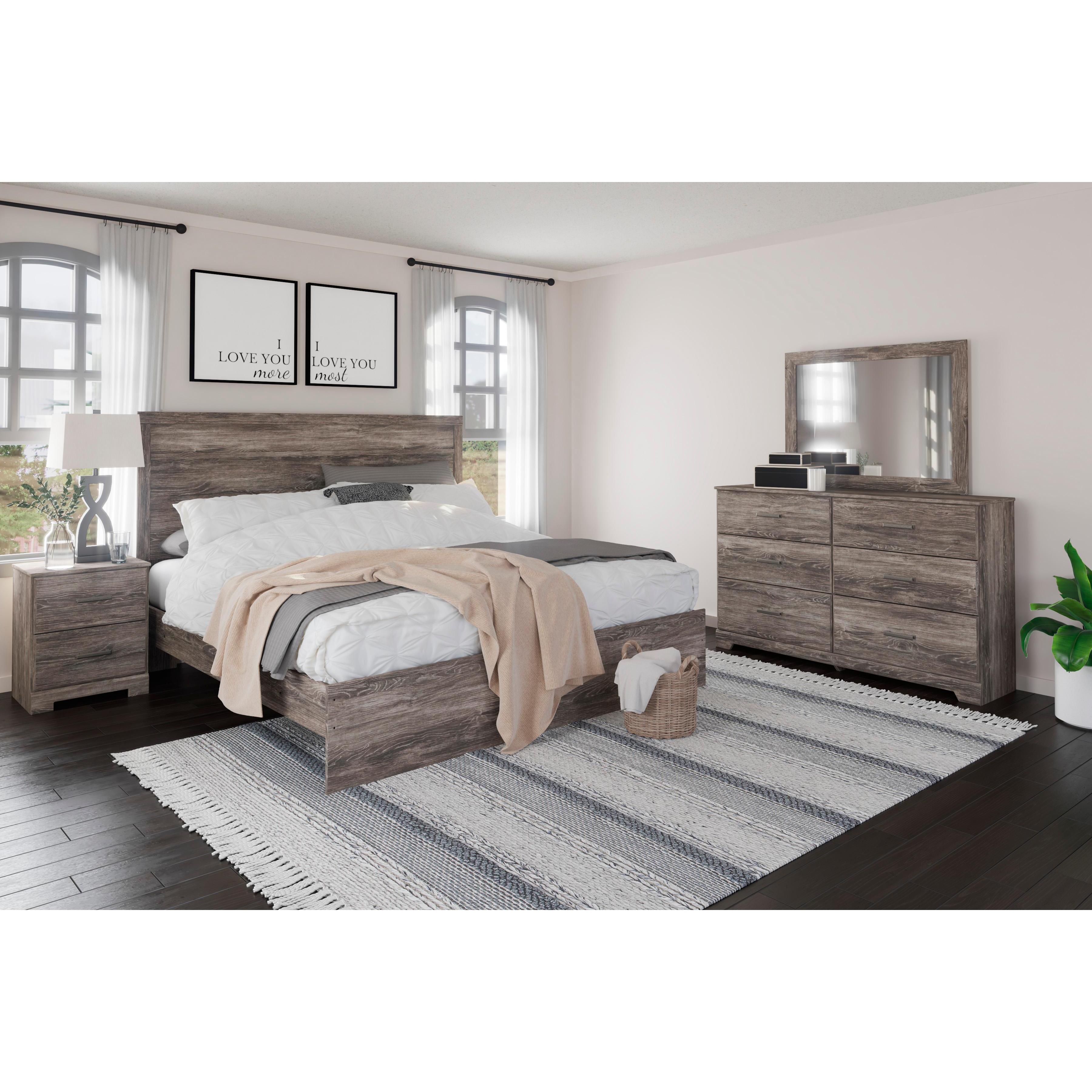 Signature Design by Ashley Ralinski B2587B8 6 pc King Panel Bedroom Set - Image 3