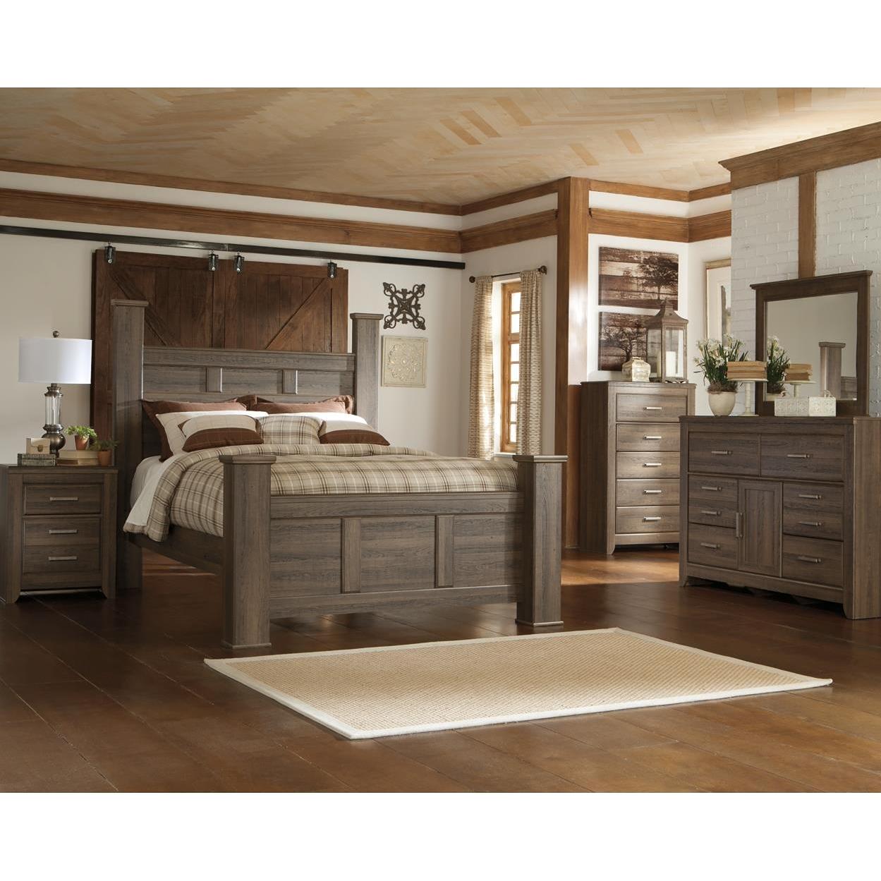 Signature Design by Ashley Juararo Queen Poster Bed B251-67/B251-64/B251-98 - Image 3