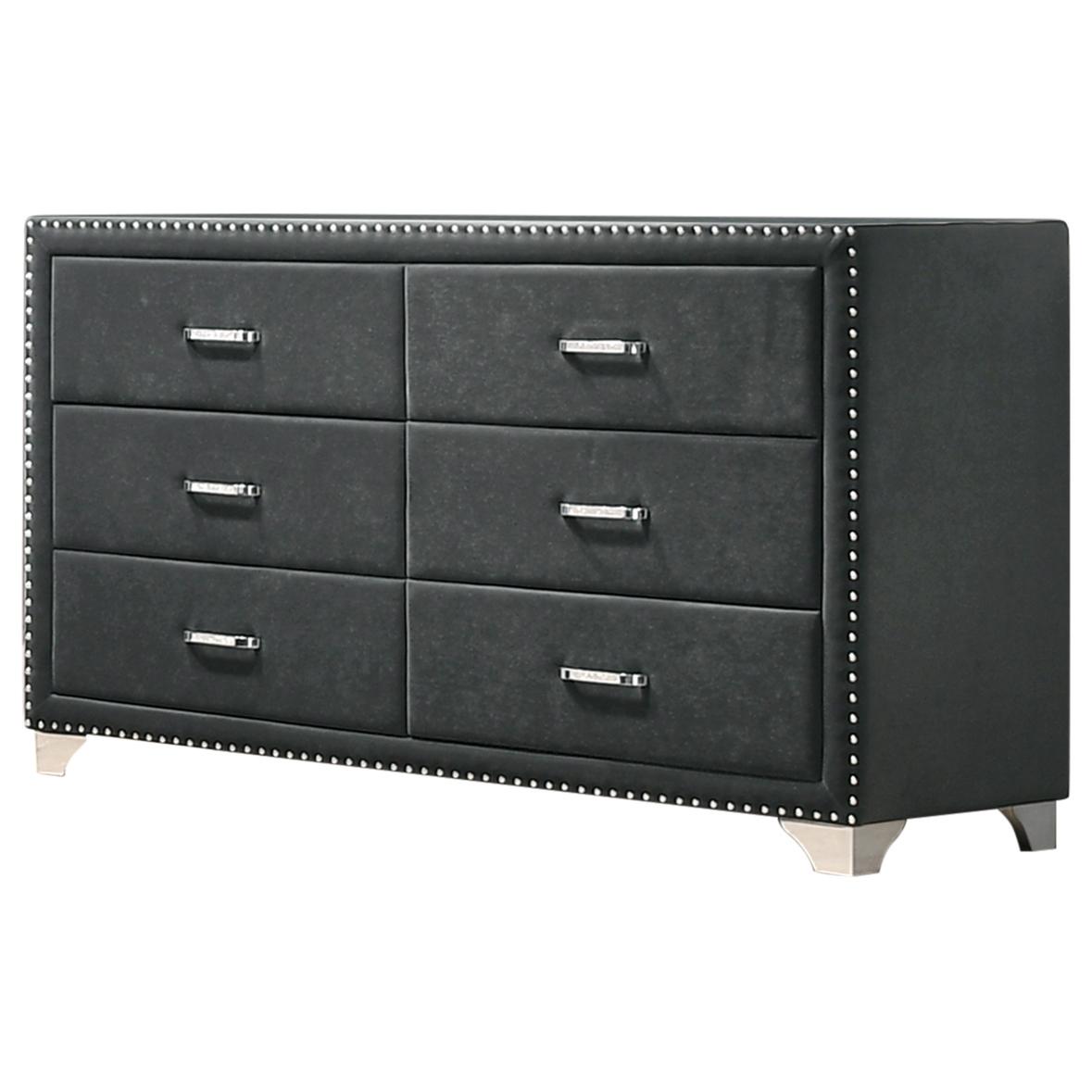 Coaster Furniture Melody 223381KE 6 pc King Panel Bedroom Set - Image 3