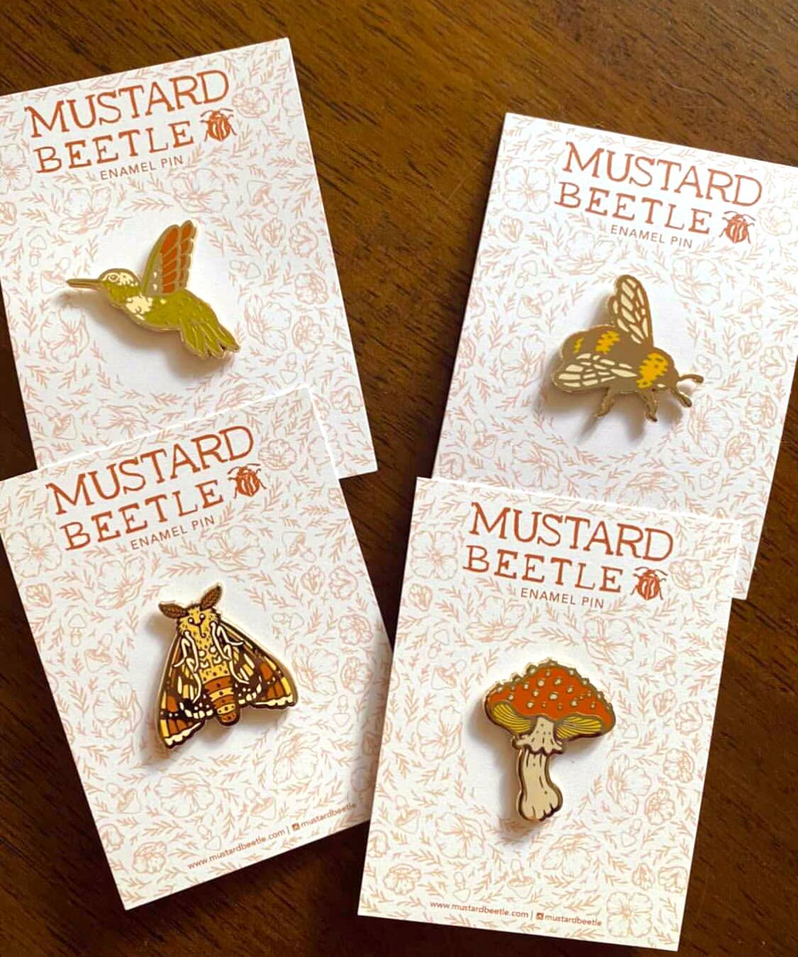 Hummingbird Enamel Pin 1.25” - Image 3